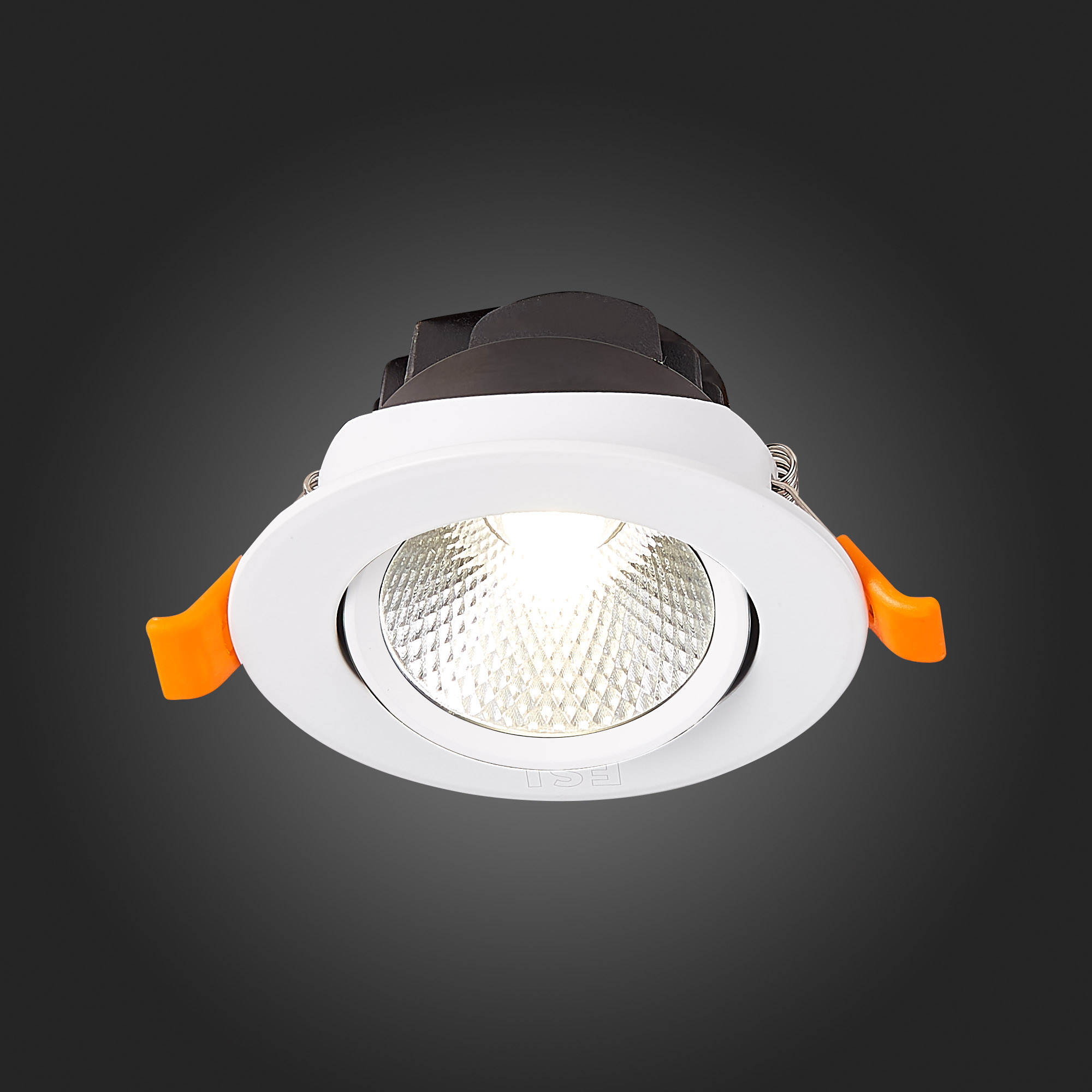ST211.548.06.24 Св-к встр. Белый LED 1*6W 4000K 480Lm Ra80 24° IP20 D86xH50 220-240V Встраиваемые светильники