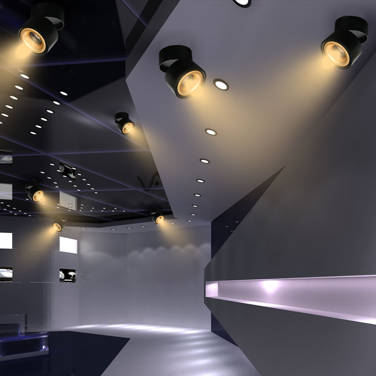 Потолочный светильник AGENDA black+gold 10W 191830-26