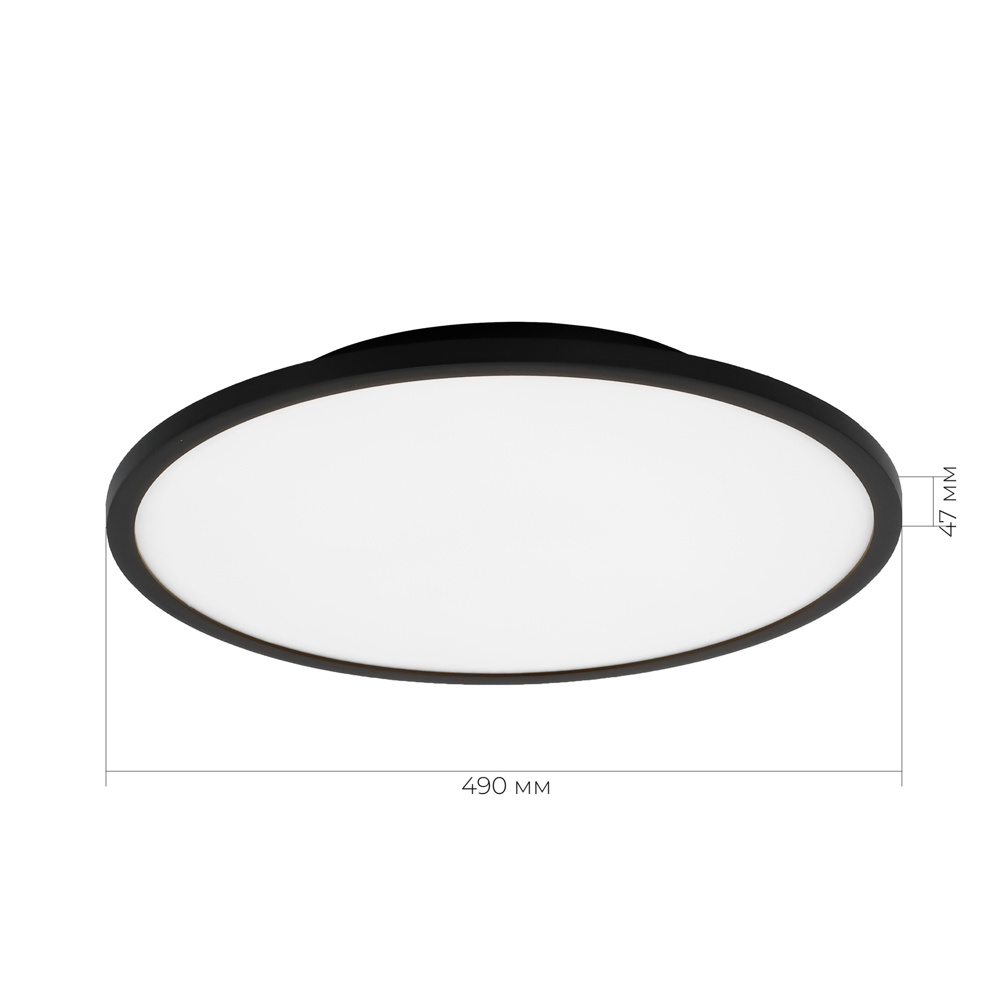 SLE1811-402-01 Светильник потолочный Черный/белая LED 1*42W 4000K ТАССЕН