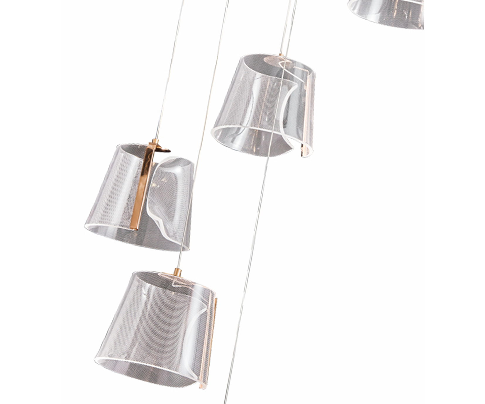 Подвес Kink Light Люцерна франц золото Led 42W 08044-6A,37