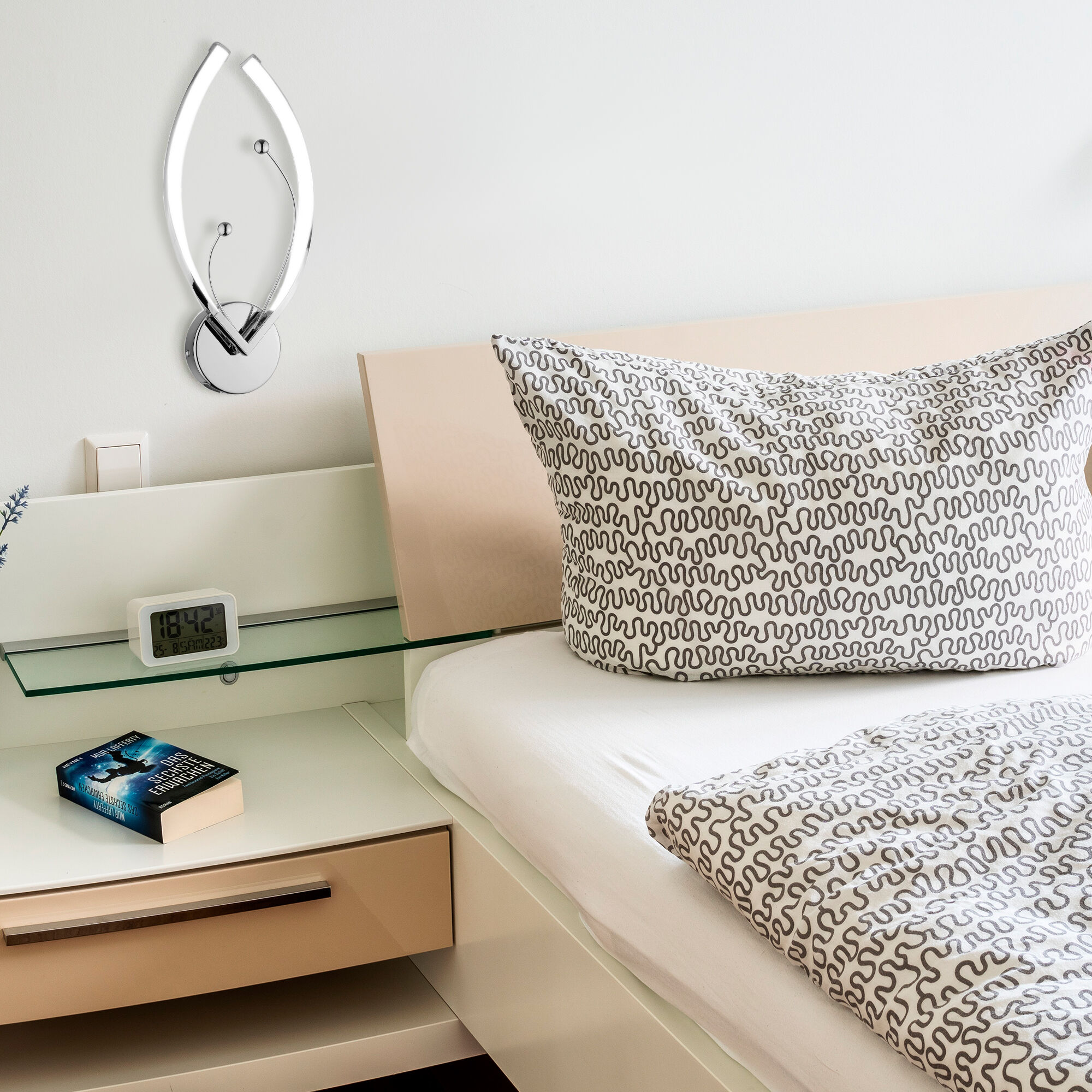 Настенный светильник Eurosvet 90056/1 хром