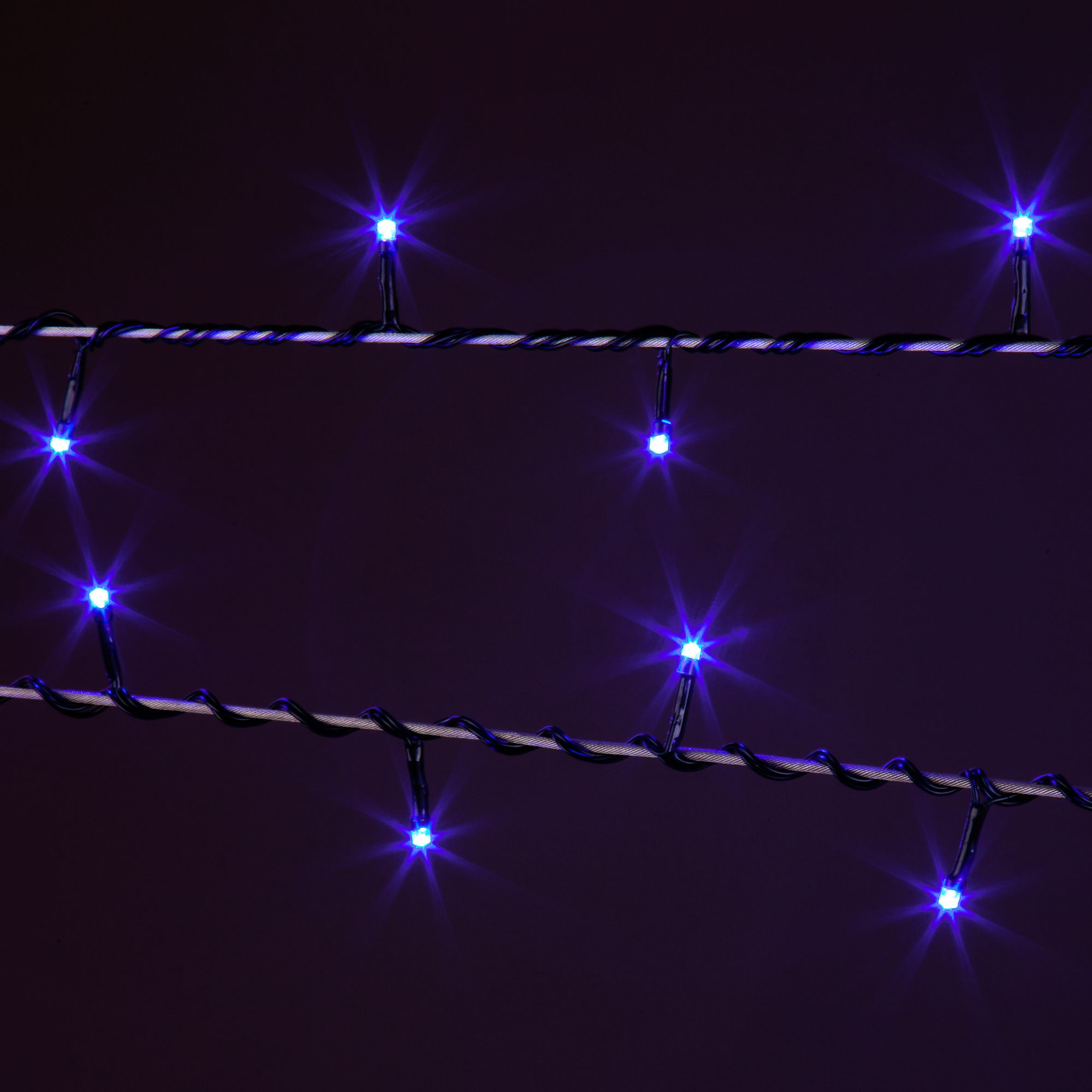 Гирлянда бытовая электрическая нить Eurosvet 400-002 голубой