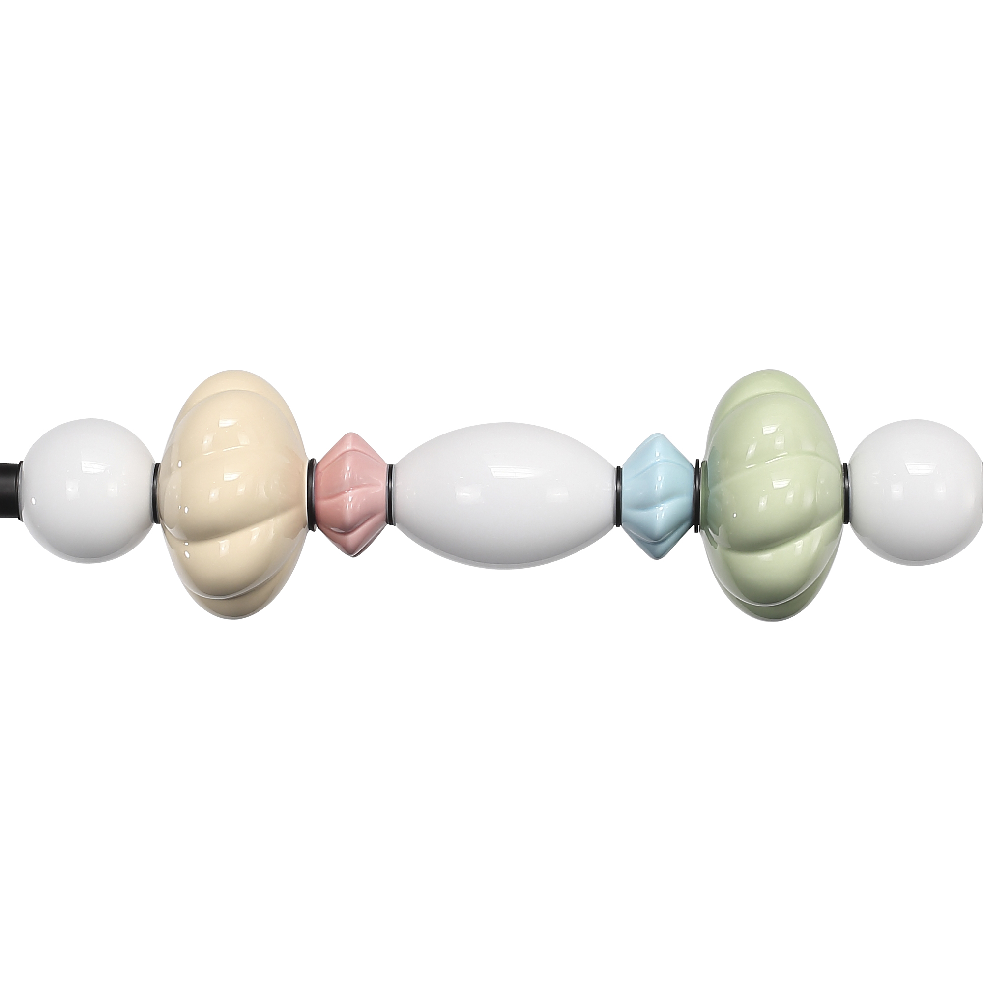 SL6134.443.01 Светильник подвесной ST-Luce черный/зеленый, розовый, желтый, синий, опаловый LED 1*24 FLORENTINI