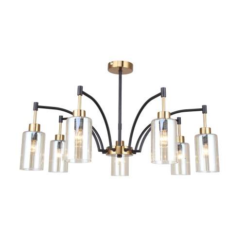 Светильник на штанге Escada 1166/7P E14*40W Brass/Black