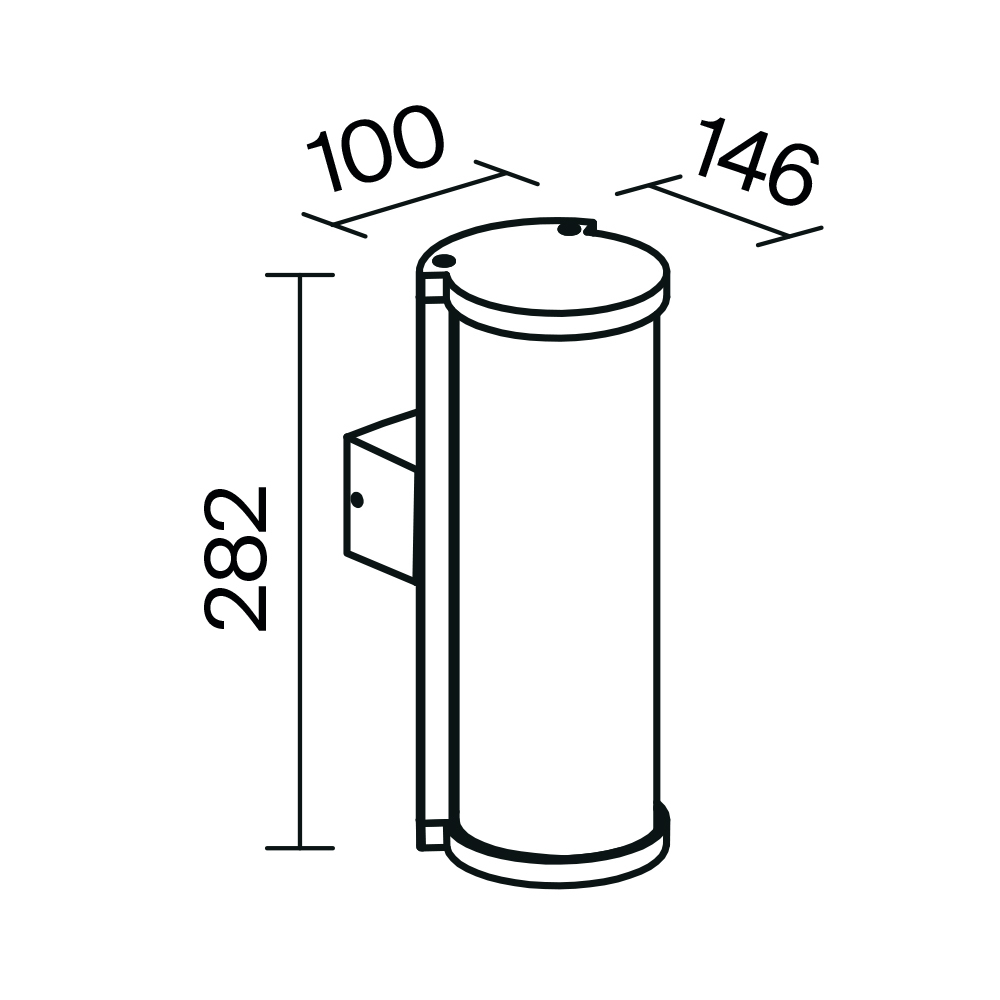 Настенный светильник (бра) Outdoor O451WL-01GF