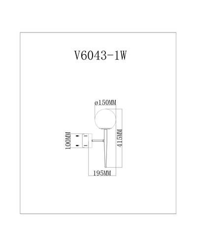 Бра Moderli V6043-1W Scrumbel