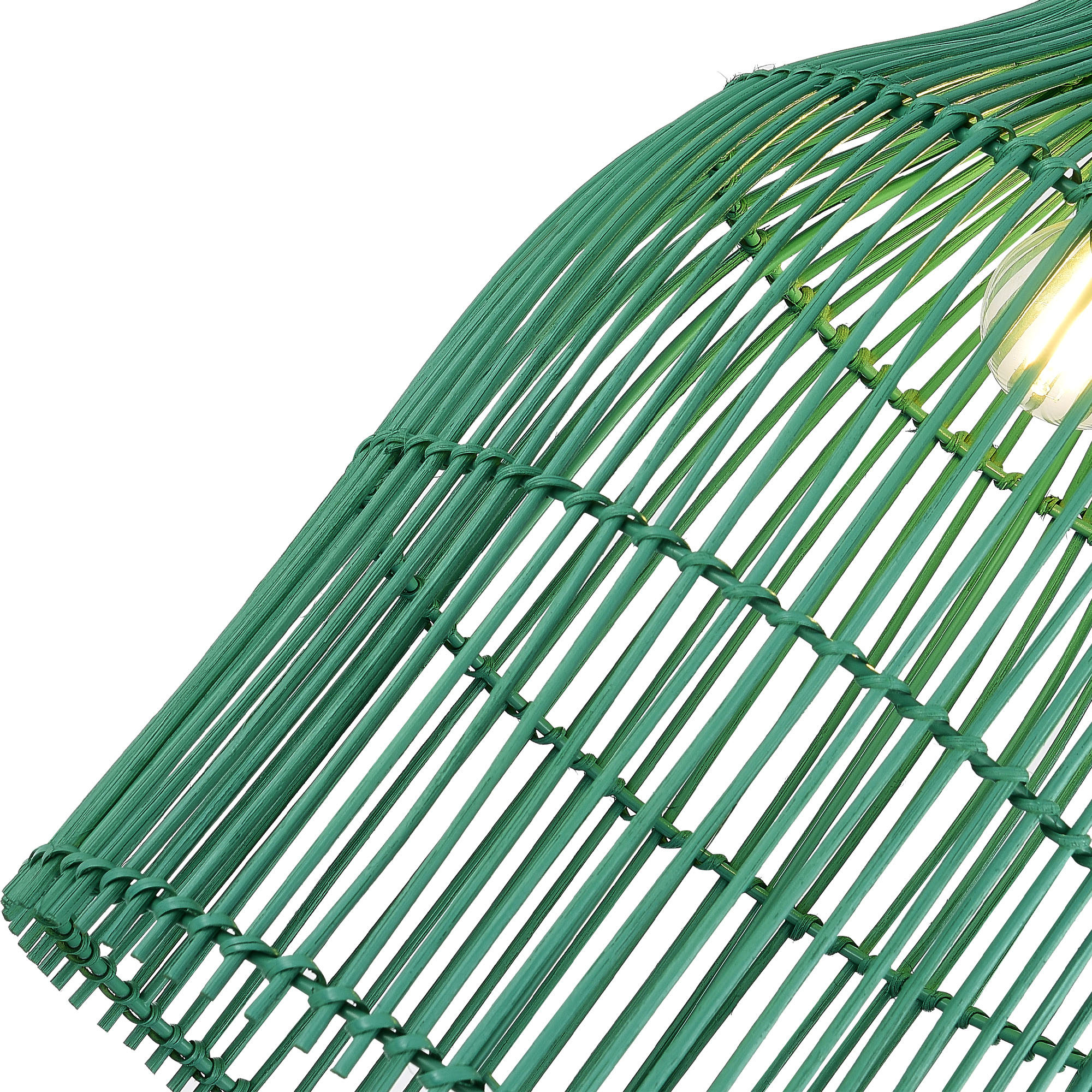 SL1513.503.01 Светильник подвесной ST-Luce Белый/Зеленый E27 1*40W CESTA