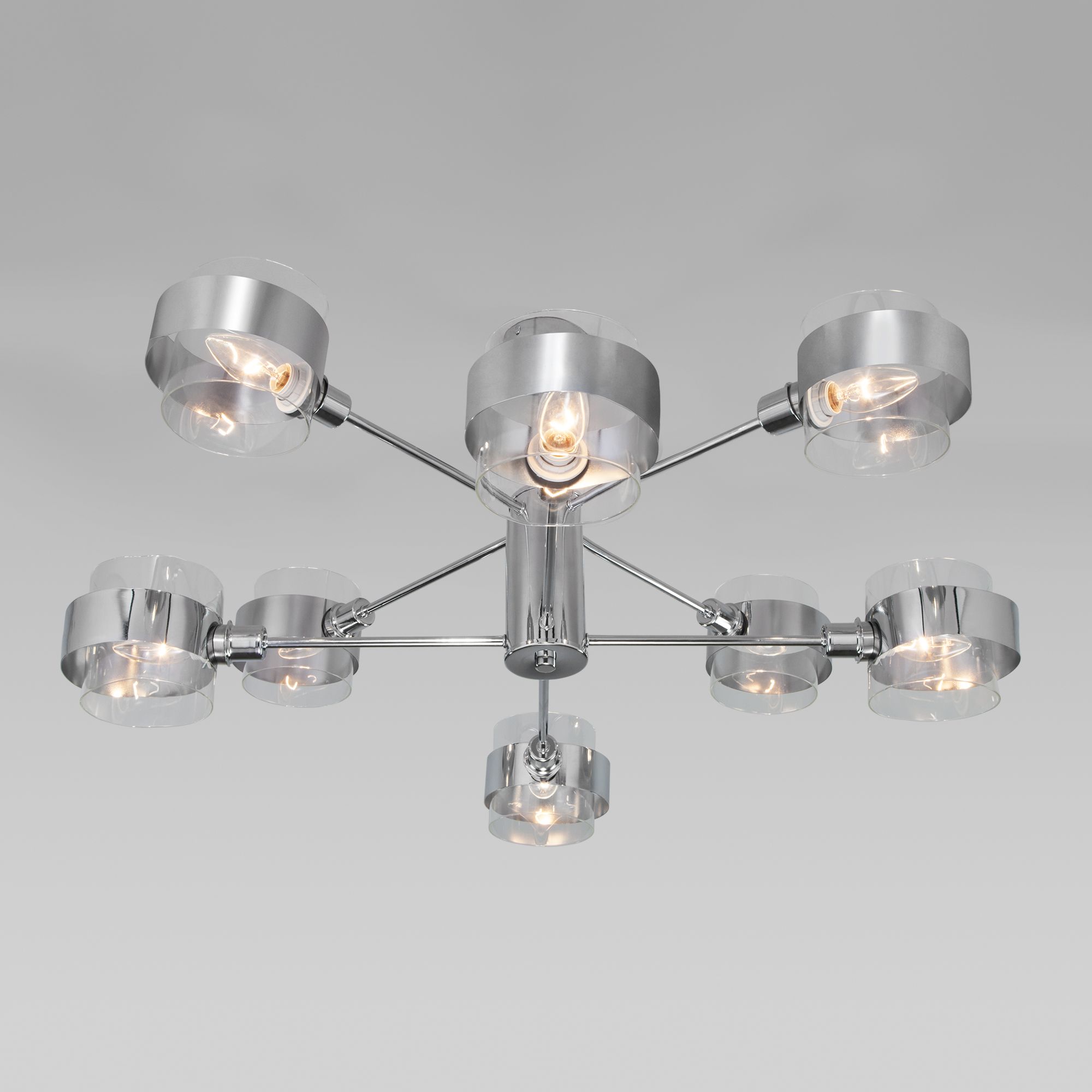 Потолочный светильник Eurosvet 70127/8 хром