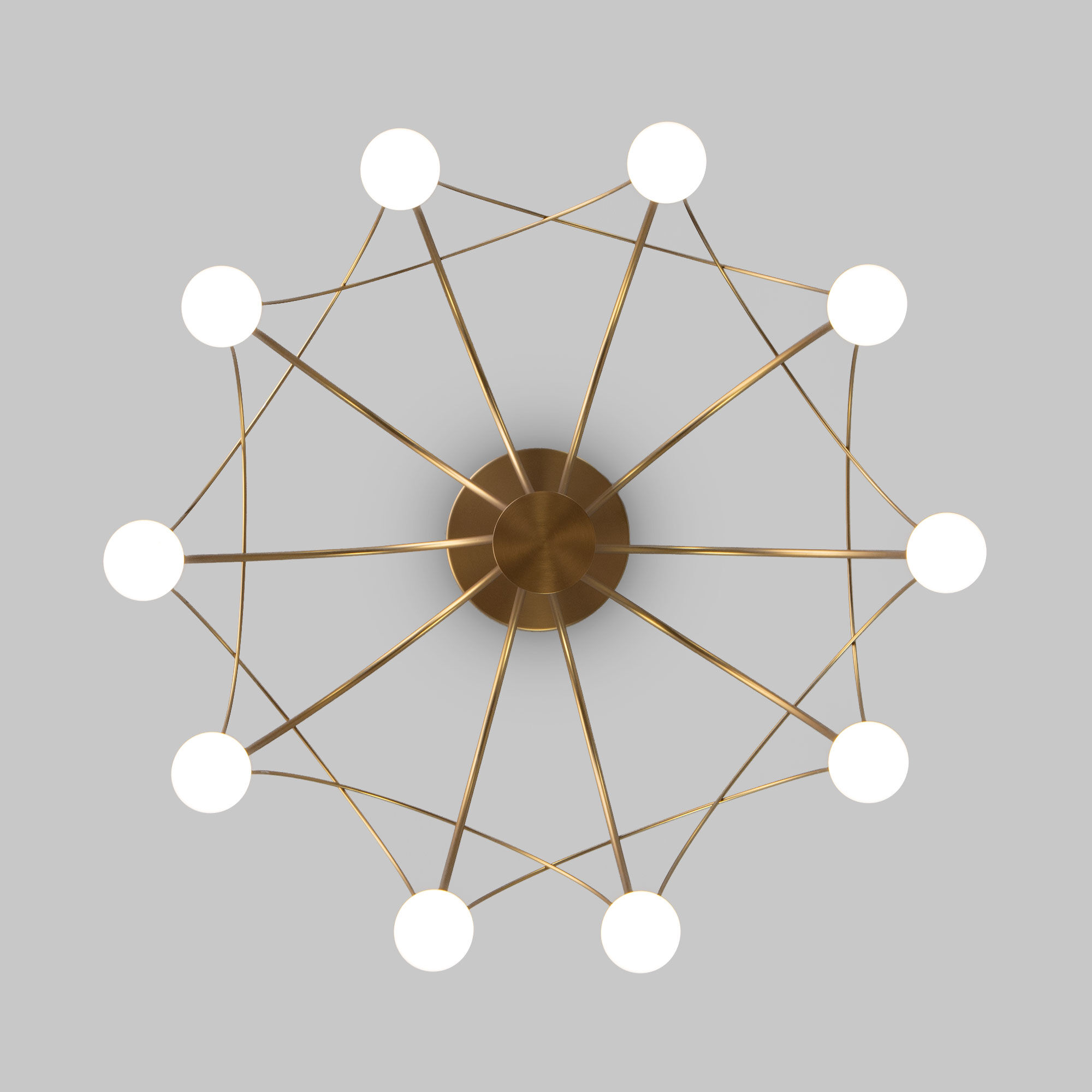 Потолочный светильник Eurosvet 90031/10 LED золото