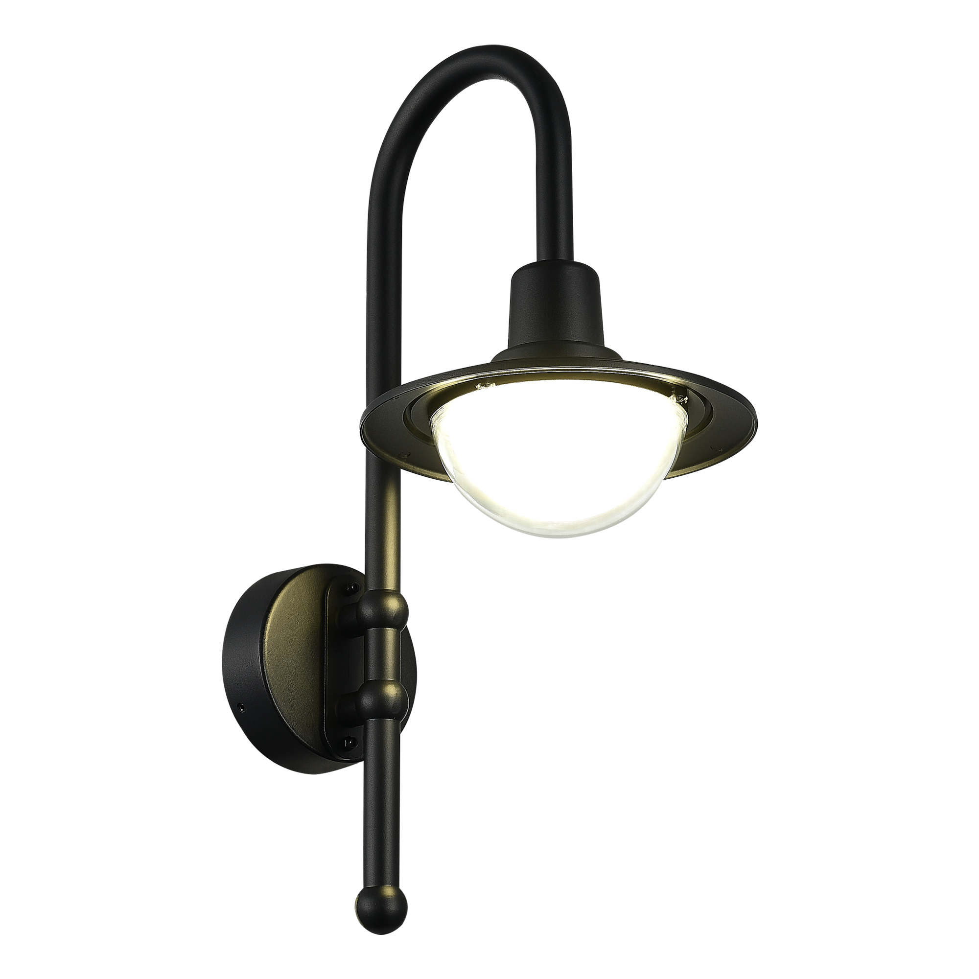 SL9512.401.01 Светильник уличный настенный ST-Luce черный/Прозрачный LED 1*10W 4000K PROCHE