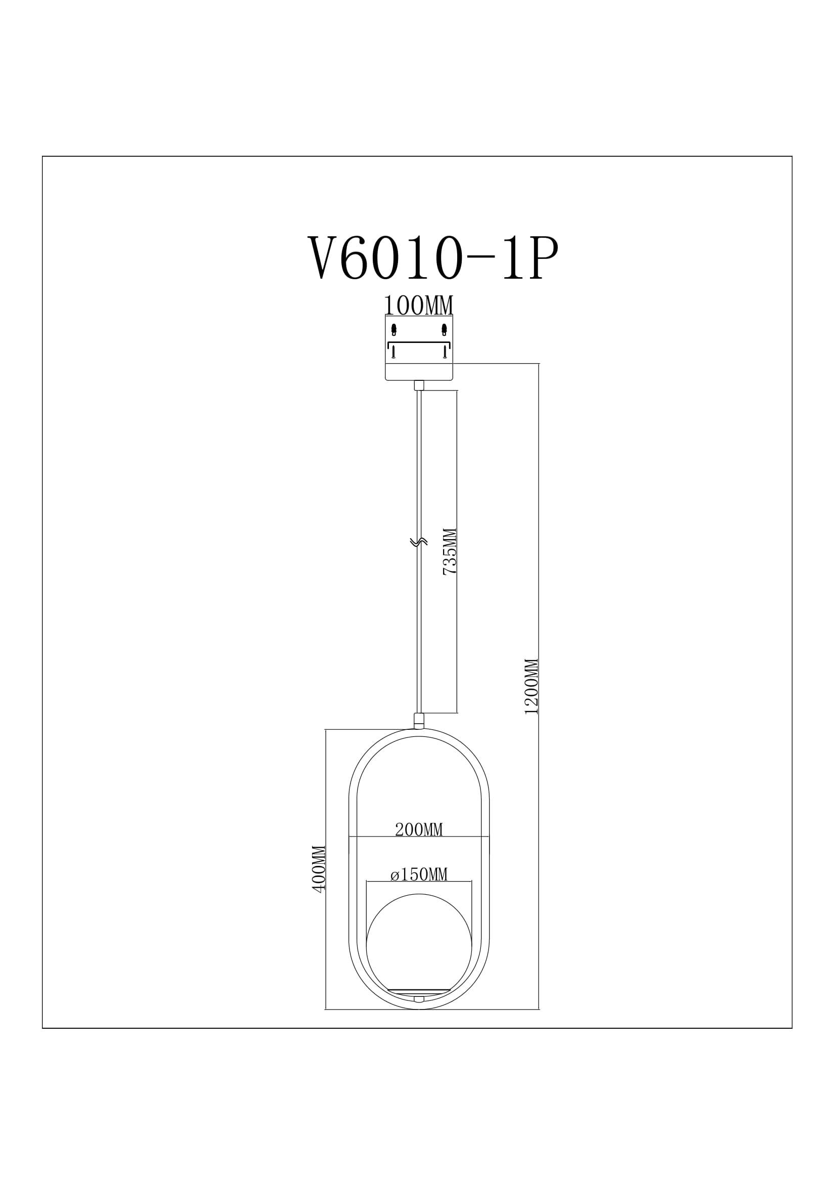 Подвесной светильник Moderli V6010-1P Klaster