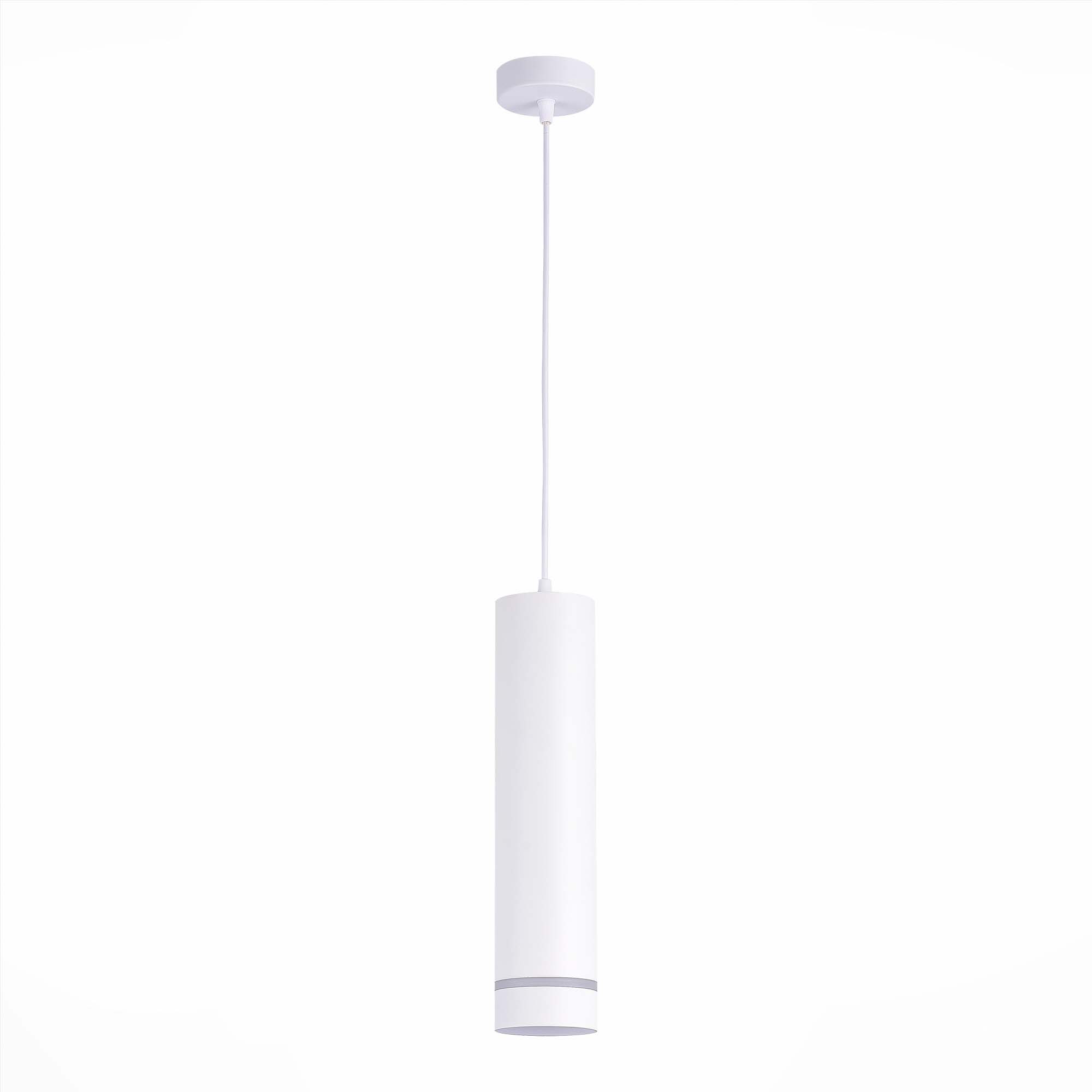 ST115.533.12 Светильник подвесной Белый LED 1*12W 3000K 936Lm Ra>90 120° IP20 D80xH300 165-265V Подвесные светильники