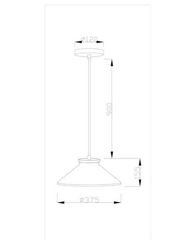 Подвесной светильник Moderli V1430-1P Brabbo 1*E27*60W