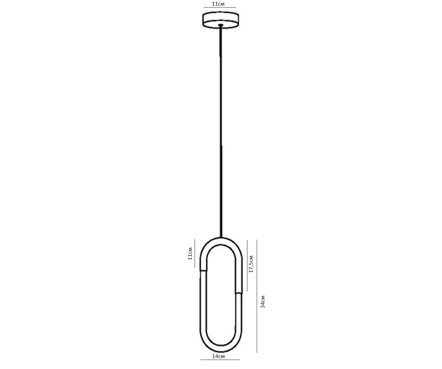 Подвес Kink Light Канто золото 08271,33(4000K)