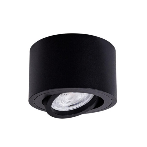 Накладной светильник Arte lamp A2260PL-1BK Светильник потолочный накладной UNITO для MR16 Ø80x50мм черный IP20