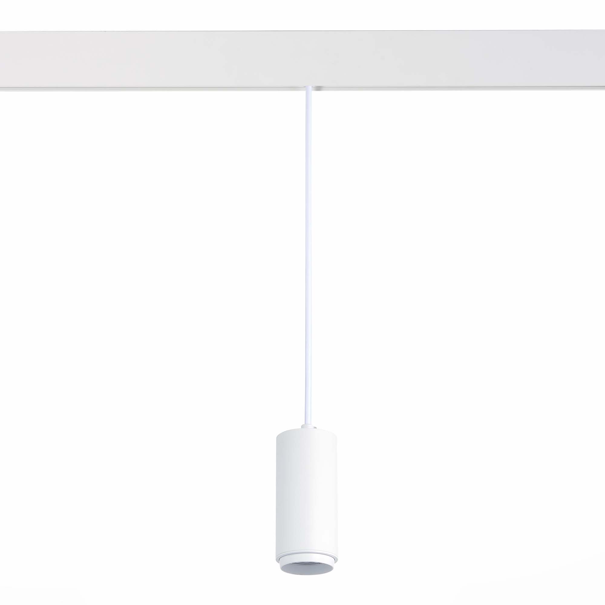 ST357.543.06 Магнитный трековый светильник подвесной ZOOM Белый LED 1*6W 4000K 667Lm Ra>80 10-60° IP СКАЙЛАЙН 48V