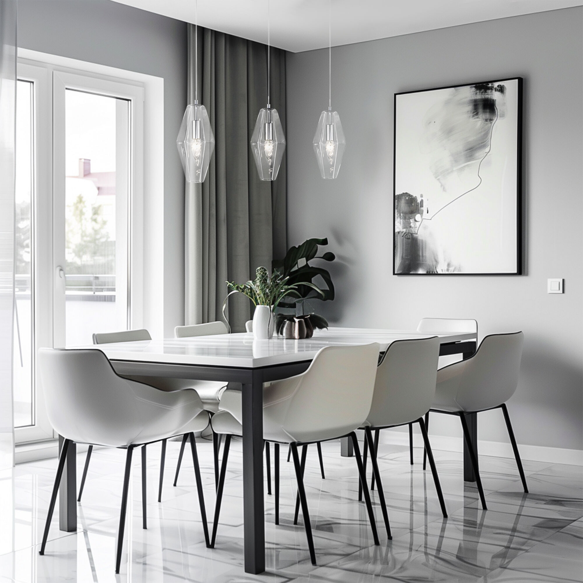 Подвесной светильник Eurosvet 50236/1 прозрачный