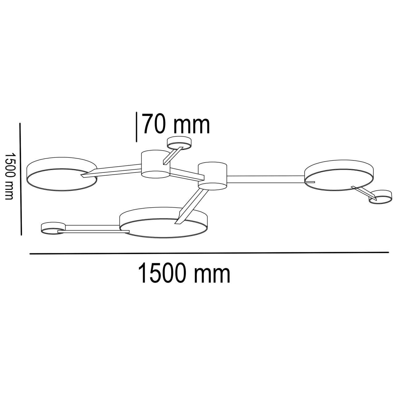 Потолочный светильник MIDA 6 200982-26