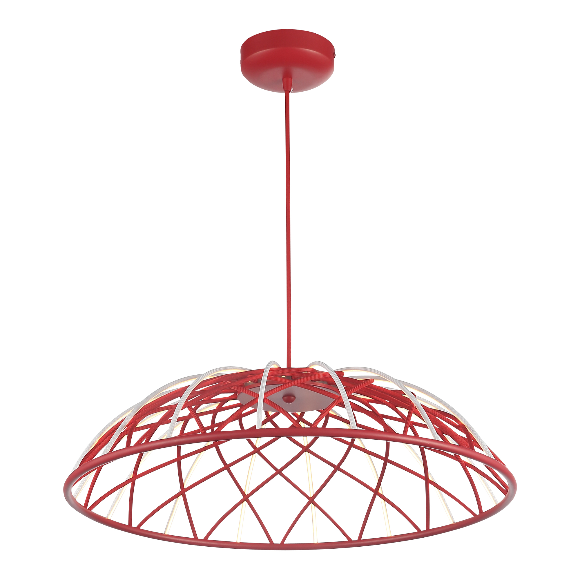 SL6016.603.01 Светильник подвесной ST-Luce Красный/Красный LED 1*20W 3000K БАУНД