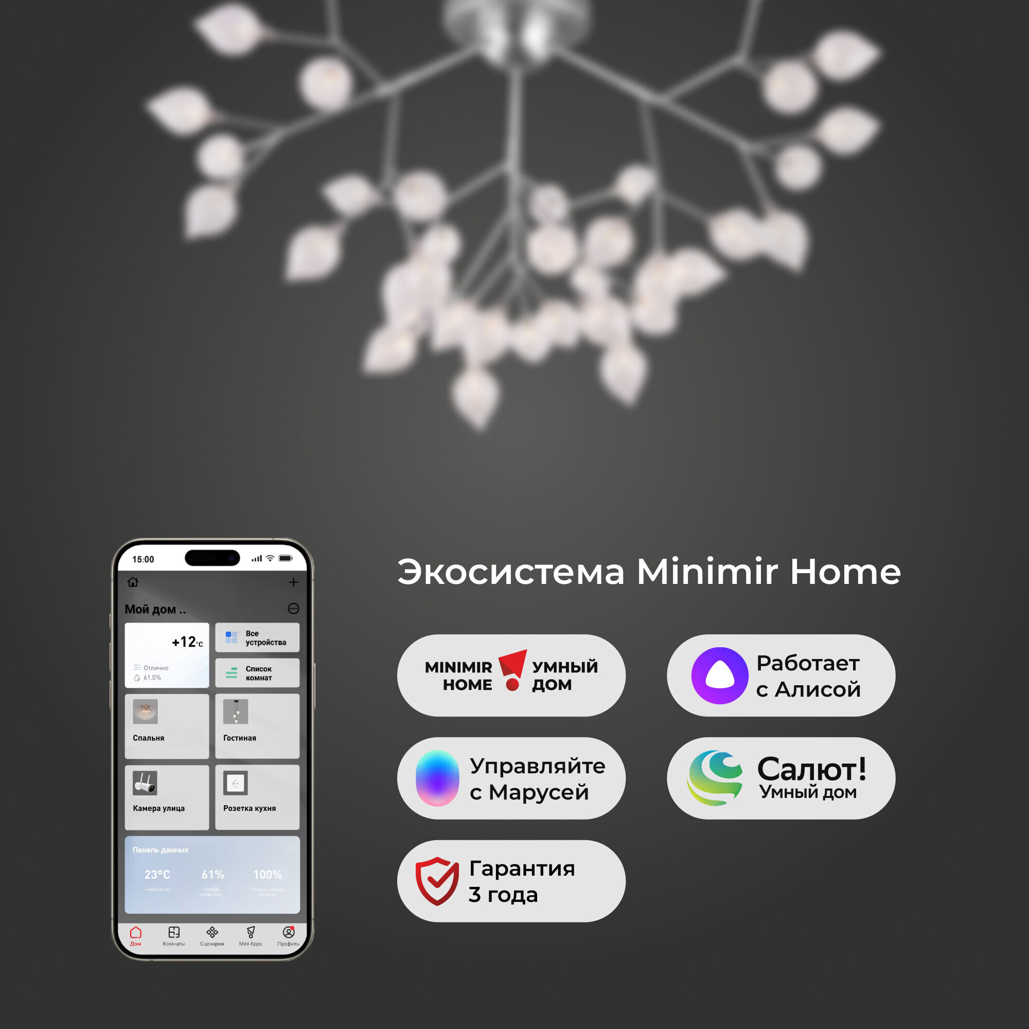 Потолочный светильник Smart Bogate's 548