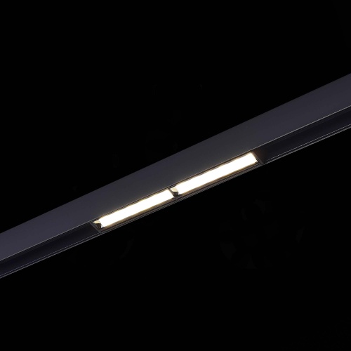 ST804.446.12 Магнитный трековый светильник Черный LED 1*12W 4000K 750Lm Ra&gt;90 120° IP20 L220xW22xH46 SKYLINE 48
