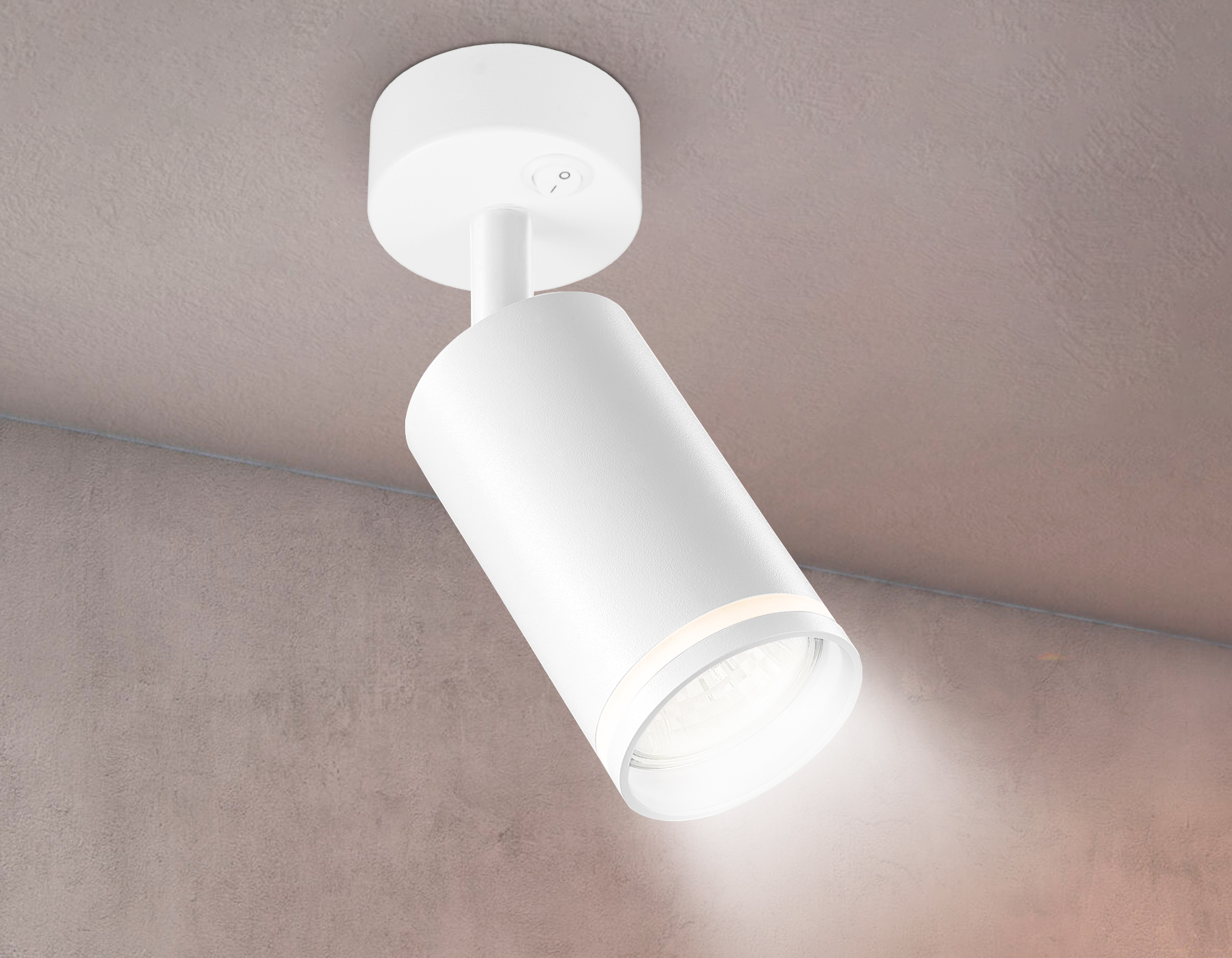 TA120 WH белый GU10 max 12W D70*164*D55_AMB