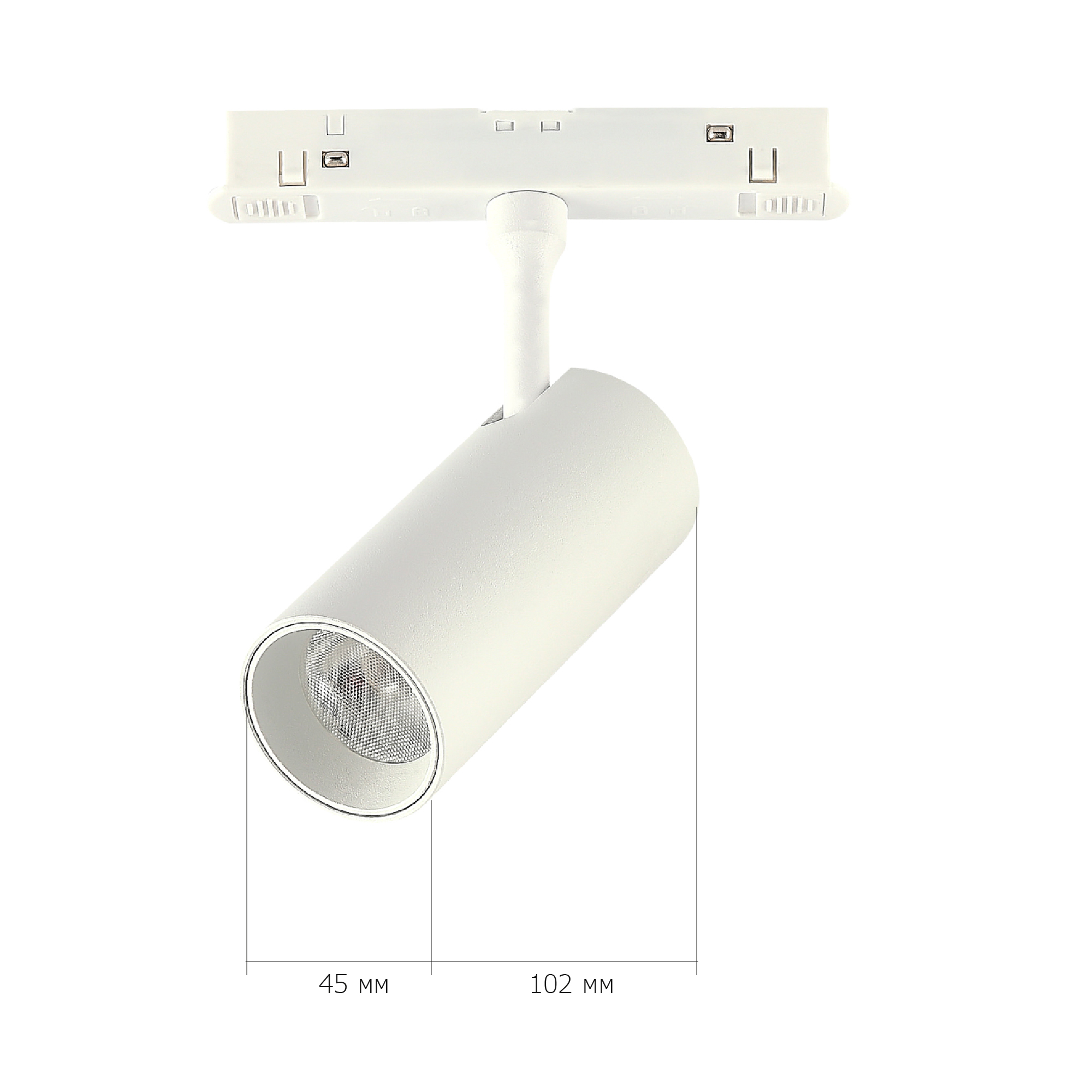 ST375.506.07 Магнитный трековый светильник SMART Белый LED 1*7W 2700K-6500K 630Lm Ra90 36° IP20 L100 СКАЙЛАЙН 48V