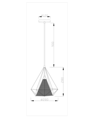 Подвесной светильник Moderli V1630-1P Lia 1*E27*60W