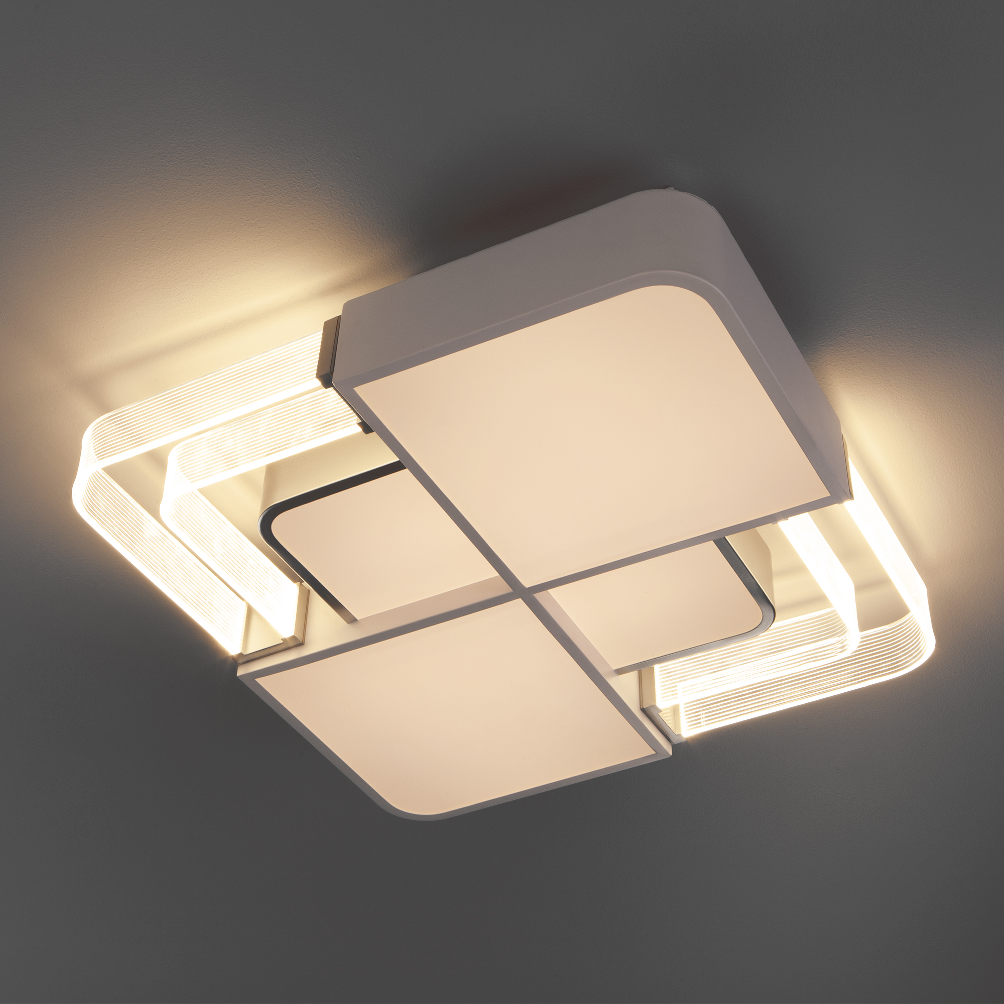 Потолочный светильник Eurosvet 90182/1 белый/серебро