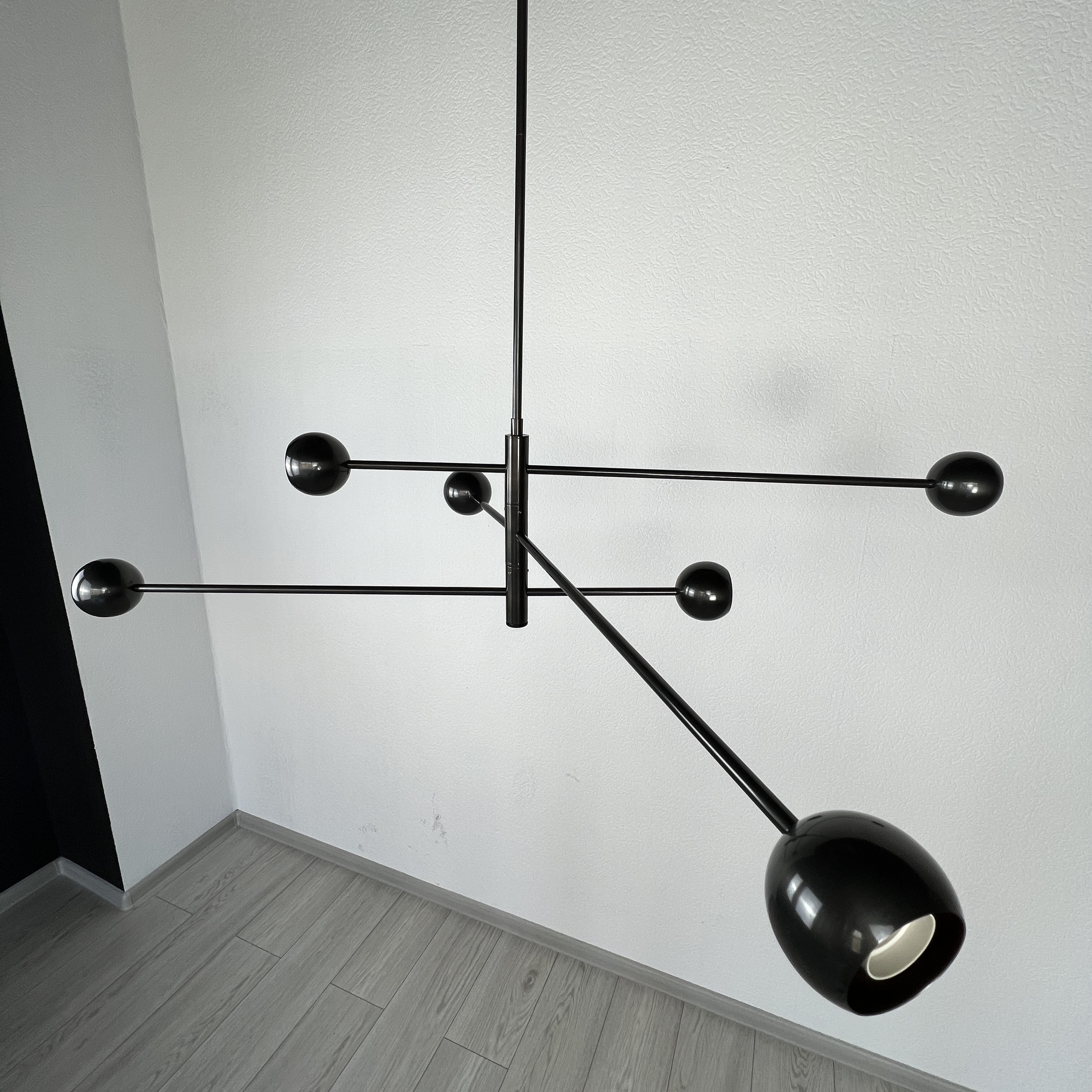 Люстра на штанге SALME L6 A Black 212778-26