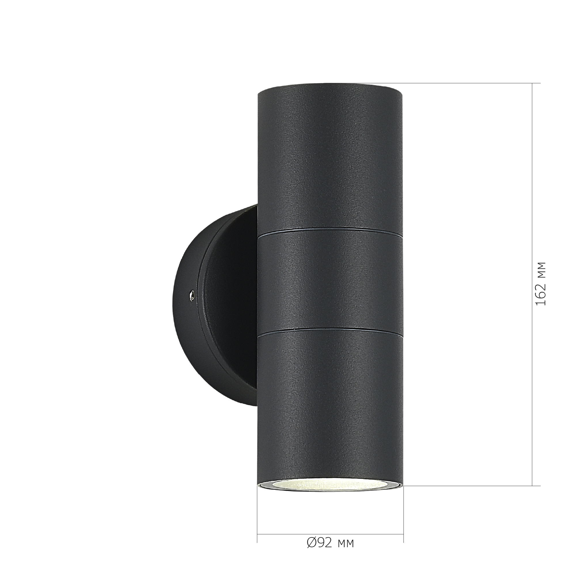 SL9008.701.02 Светильник уличный настенный ST-Luce серый/белый GU10 2*50W TUBO