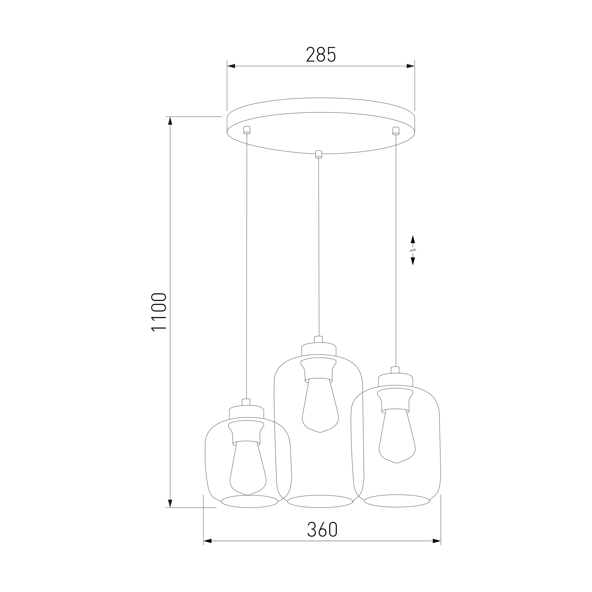 Подвесной светильник TK Lighting 3325 Marco Green