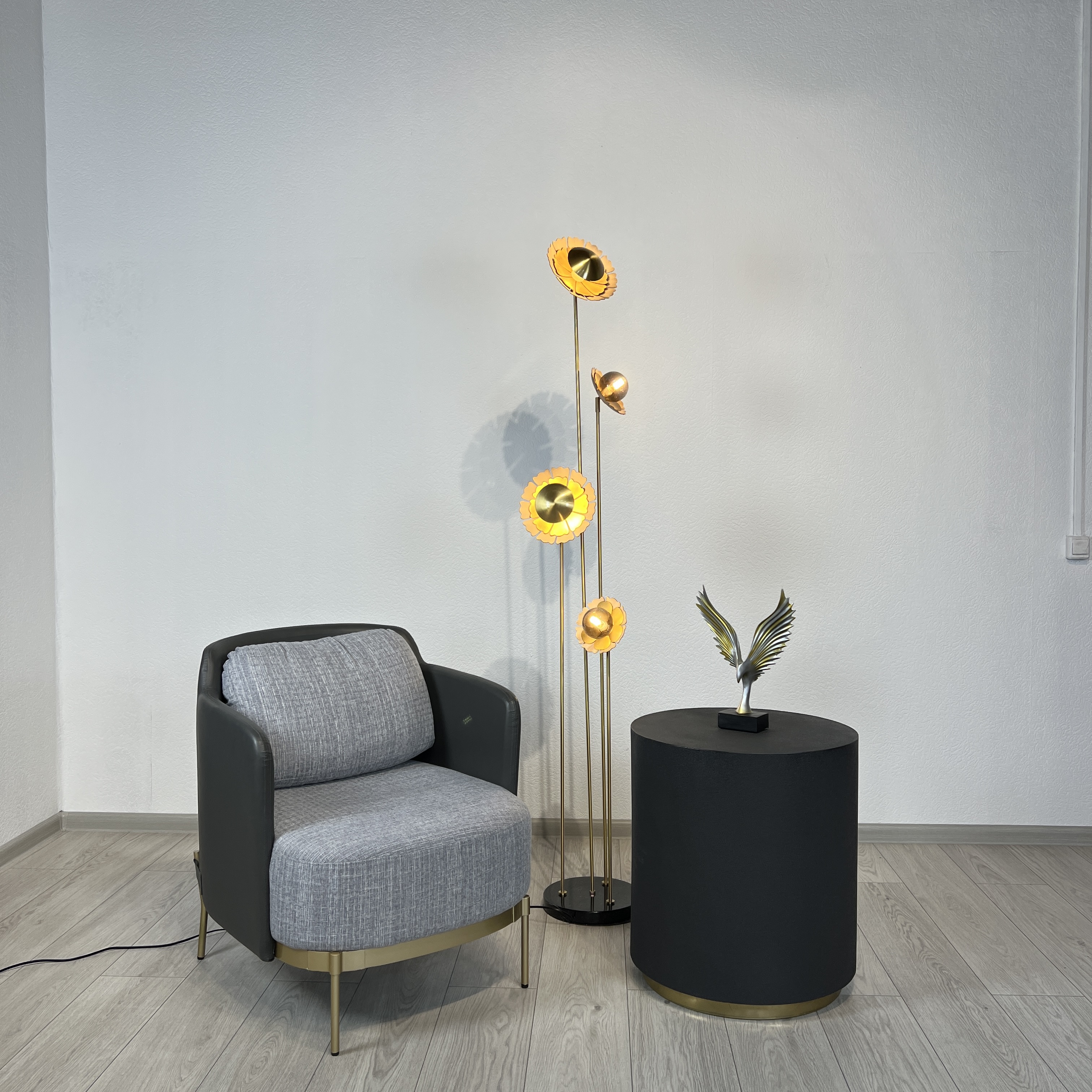 Торшер CAMELLIA FL Латунь 179840-26