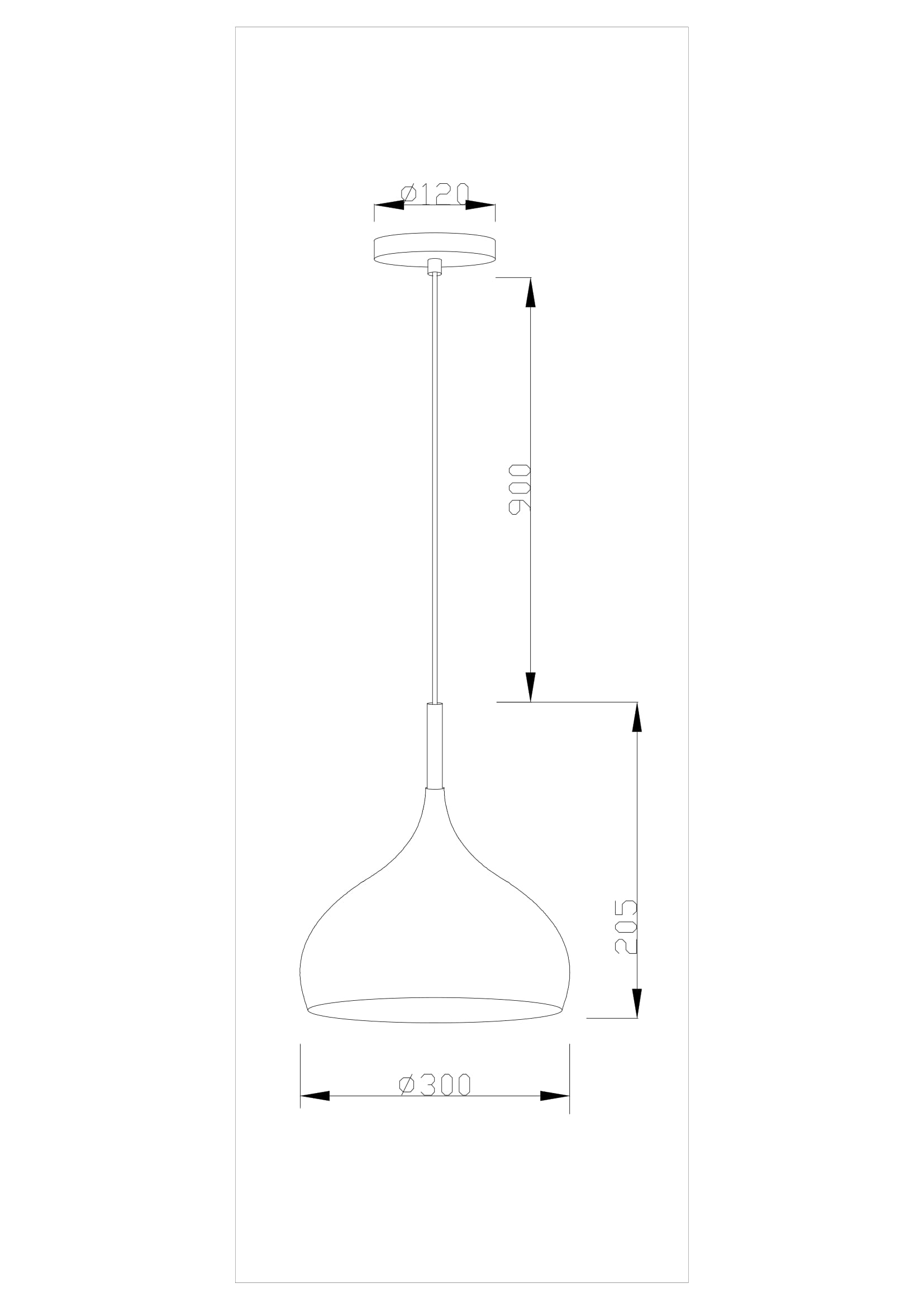 Подвесной светильник Moderli V1295-1P Eline