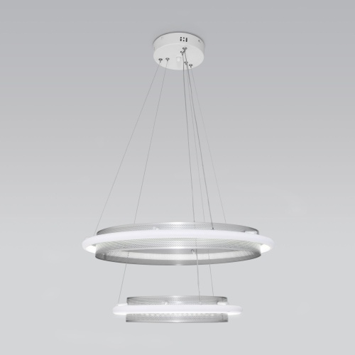 Подвесной светильник Eurosvet 90241/2 белый/ серебро