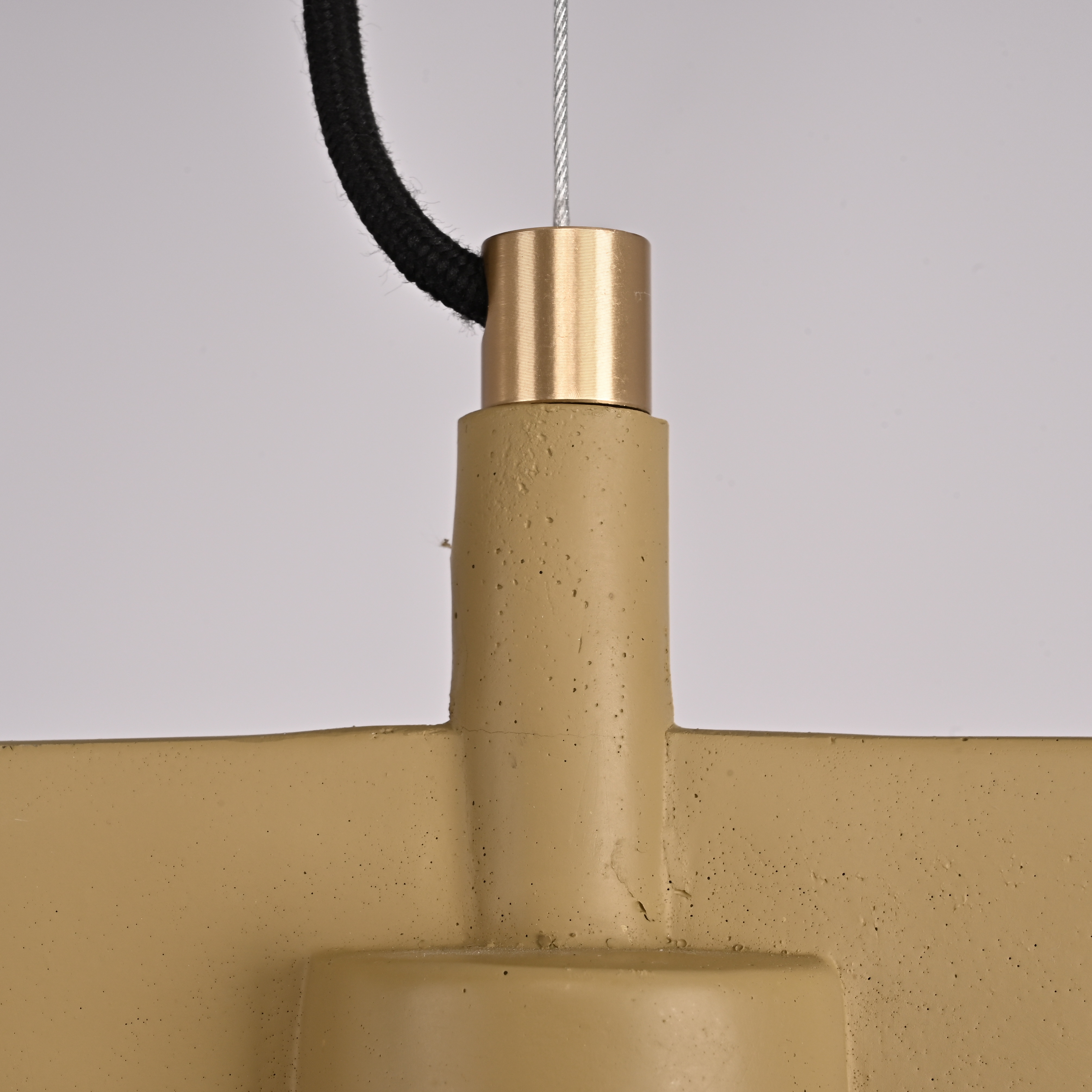 Подвесной бетонный светильник SKOVL A Песочный 186773-26