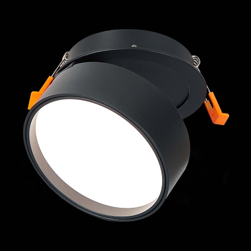 ST651.438.14 Встраиваемый поворотный светильник Черный LED 1*14W 3000K 1 100Lm Ra&gt;90 120° IP20 D105x Встраиваемые светильники