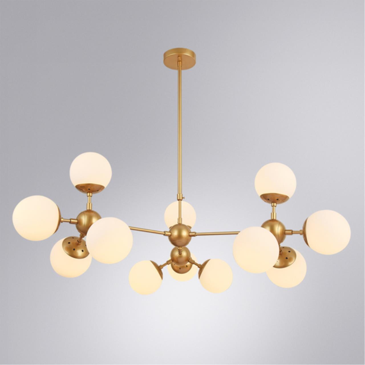 Люстра на штанге Arte lamp A1664SP-12GO СВЕТИЛЬНИК ПОДВЕСНОЙ
