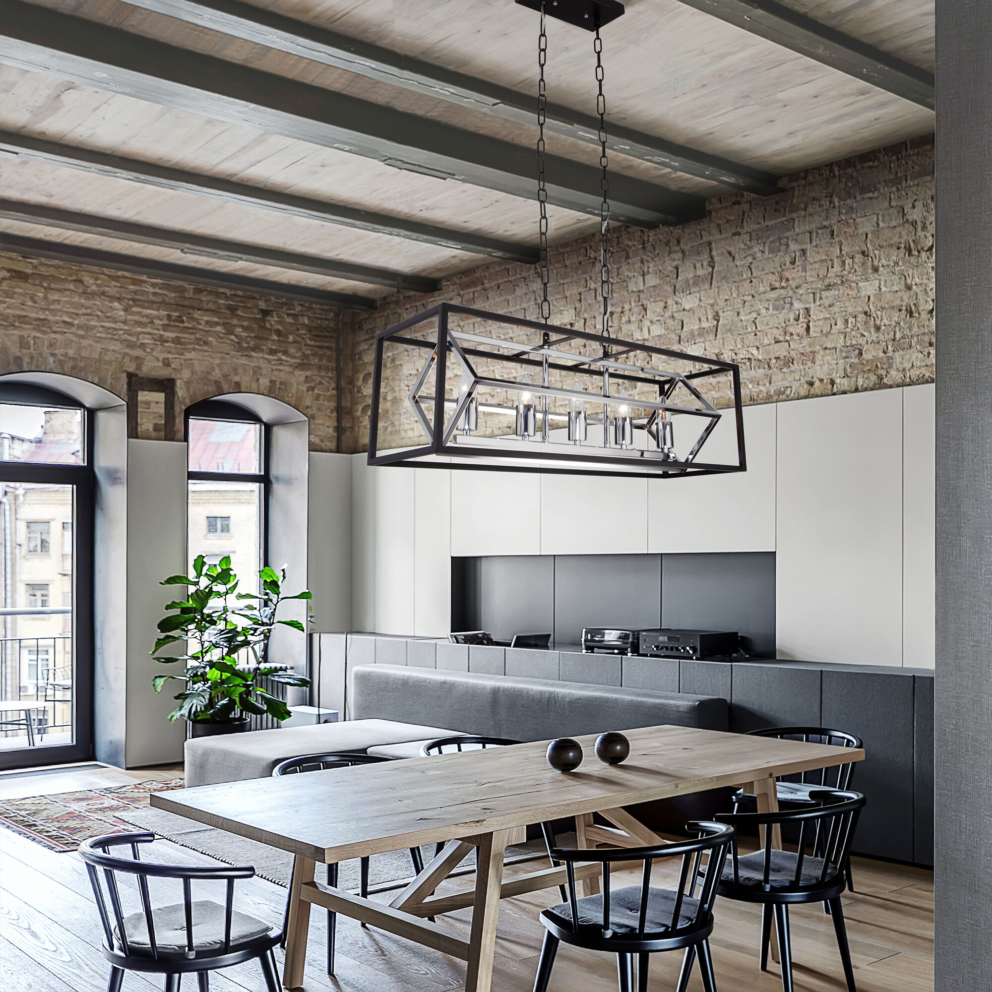 Подвесной светильник Eurosvet 70122/5 черный