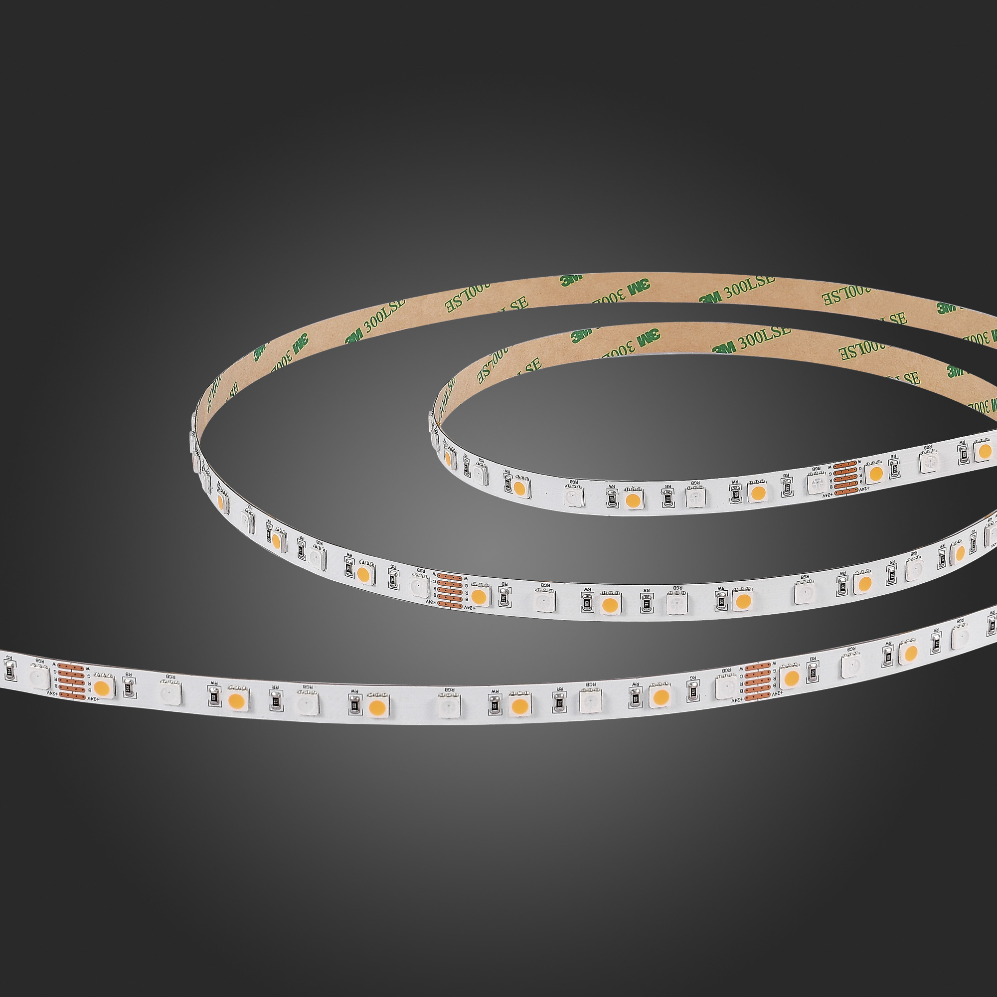 ST019.318.20RGBW Светодиодная лента SMD5050  - 17.28W/M 3000K+RGB 300Lm Ra&gt;90 IP20 L1 000xW10xH- 24V Светодиодные ленты