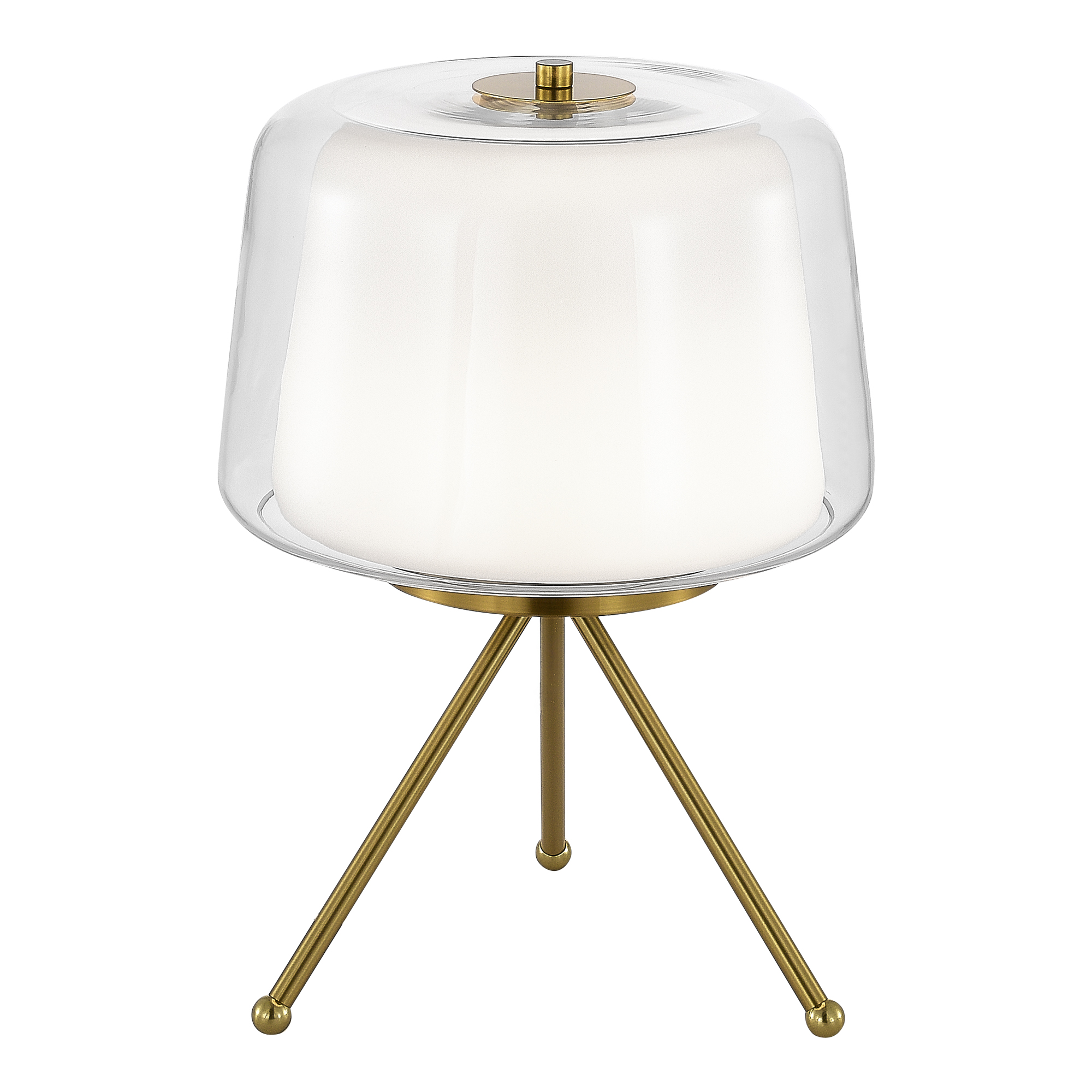 SL6127.304.01 Прикроватная лампа ST-Luce Латунь/Белый, Прозрачный LED 1*16W 3000K PANDORA