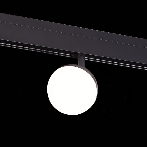 ST358.446.07 Магнитный трековый светильник Черный LED 1*7W 4000K 520Lm Ra&gt;80 120° IP20 L120xW90xH192 SKYLINE 48
