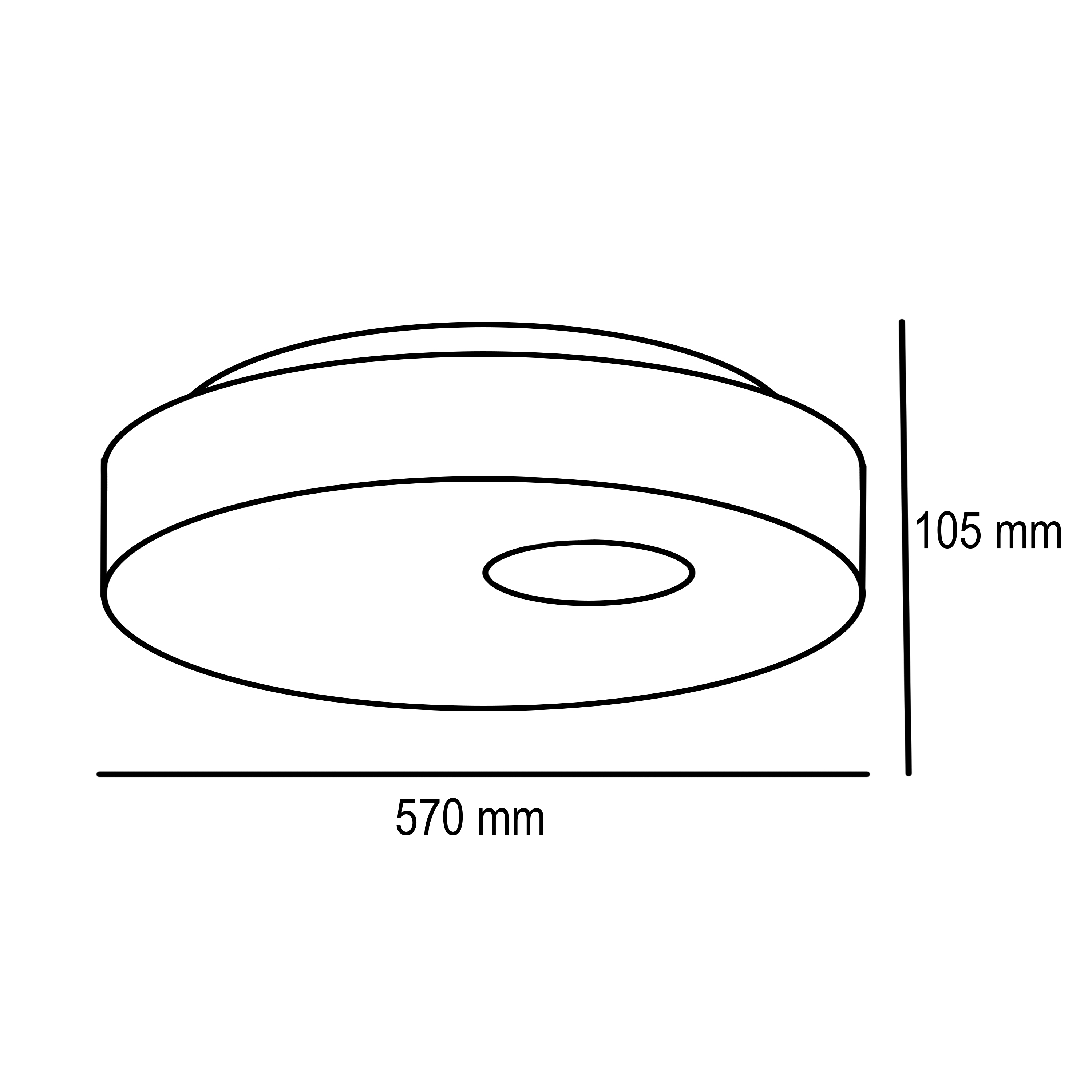 Потолочный светильник ECLA D57 101547-26