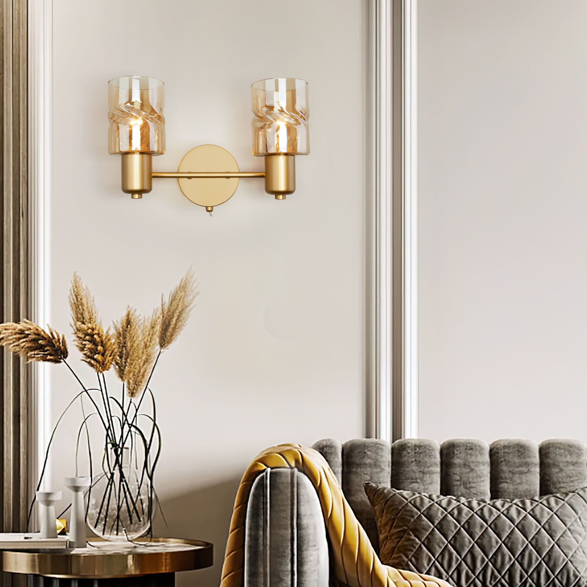 Настенный светильник Eurosvet 20120/2 перламутровое золото