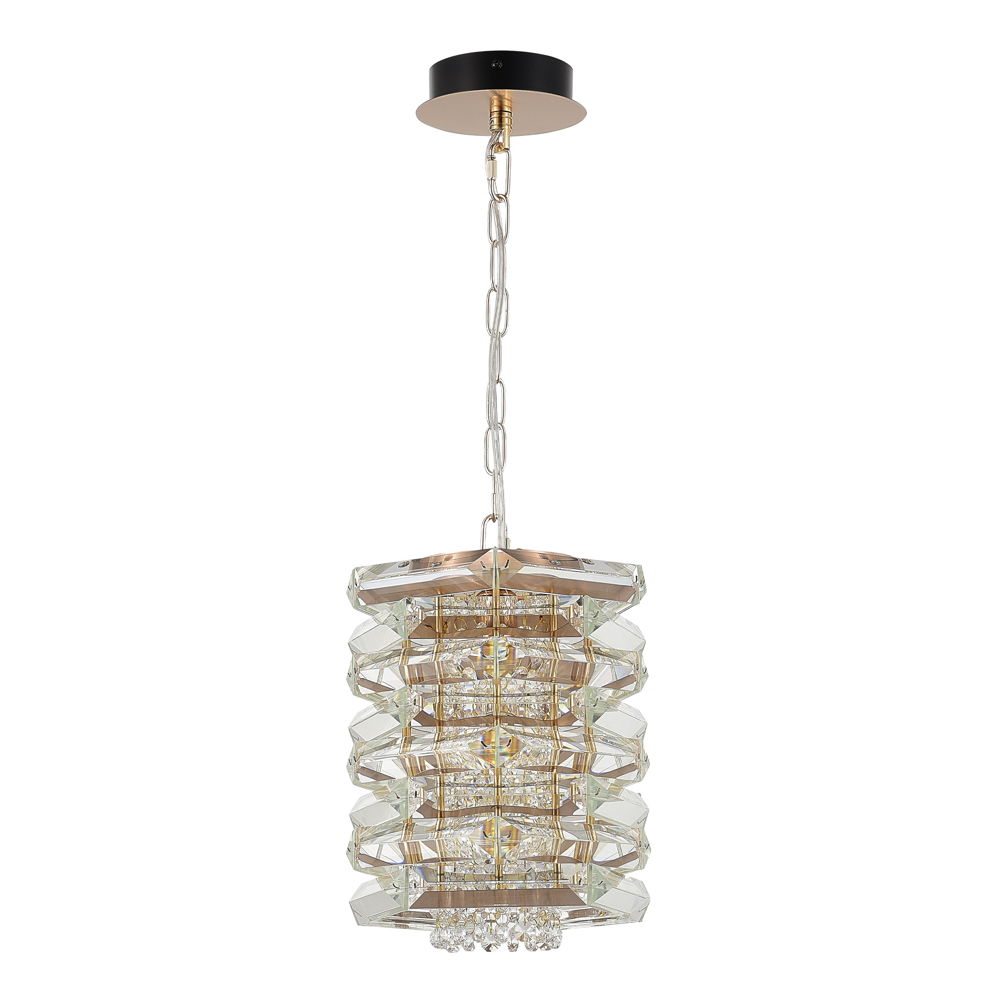 SL6137.203.01 Светильник подвесной ST-Luce медь/прозрачный E14 1*40W STROZZI