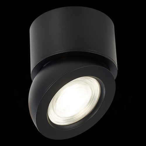 ST654.442.10 Светильник потолочный Черный LED 1*10W 4000K 850Lm Ra&gt;90 38° IP20 D95xH96 180-240V Накладные светильники