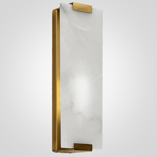 Бра Marble Rectangle Wall Lamp Brass от Imperiumloft 155095-22