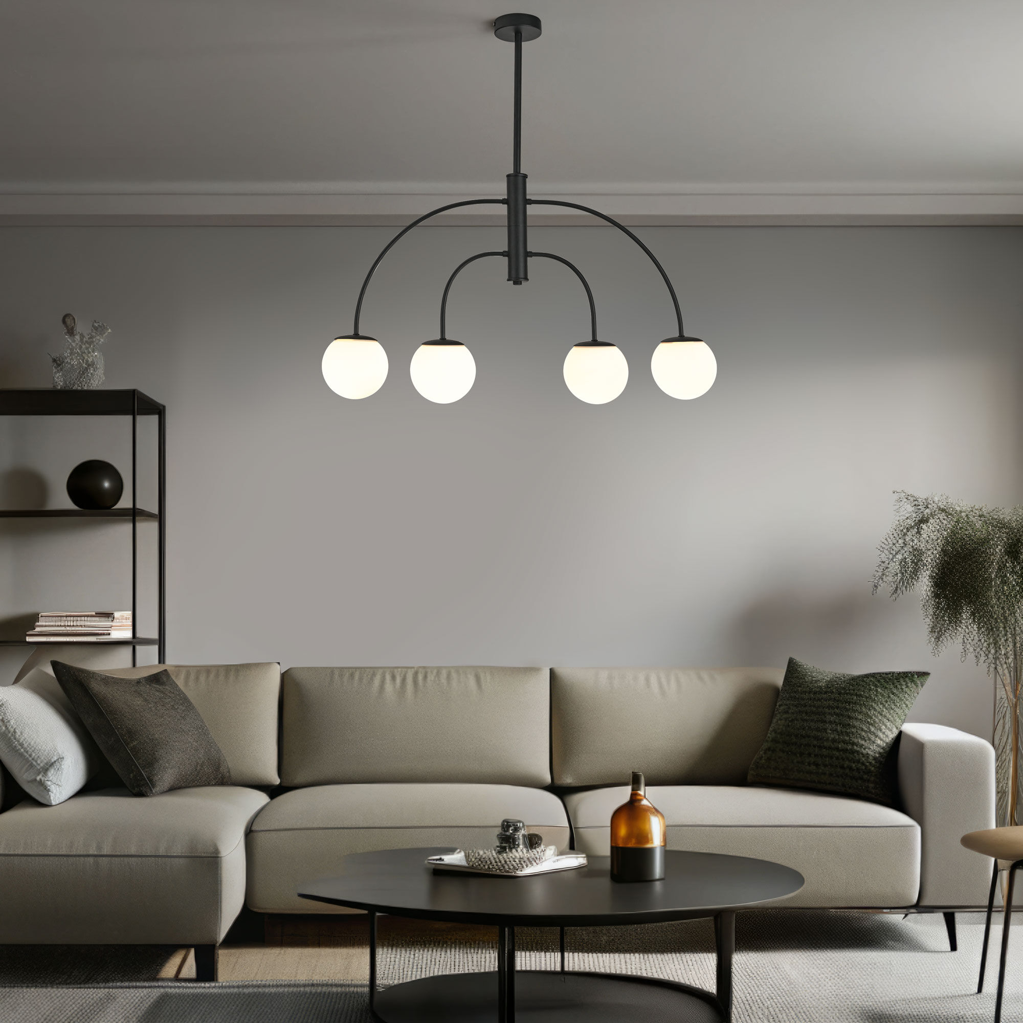 Потолочный светильник Eurosvet 30179/4 черный