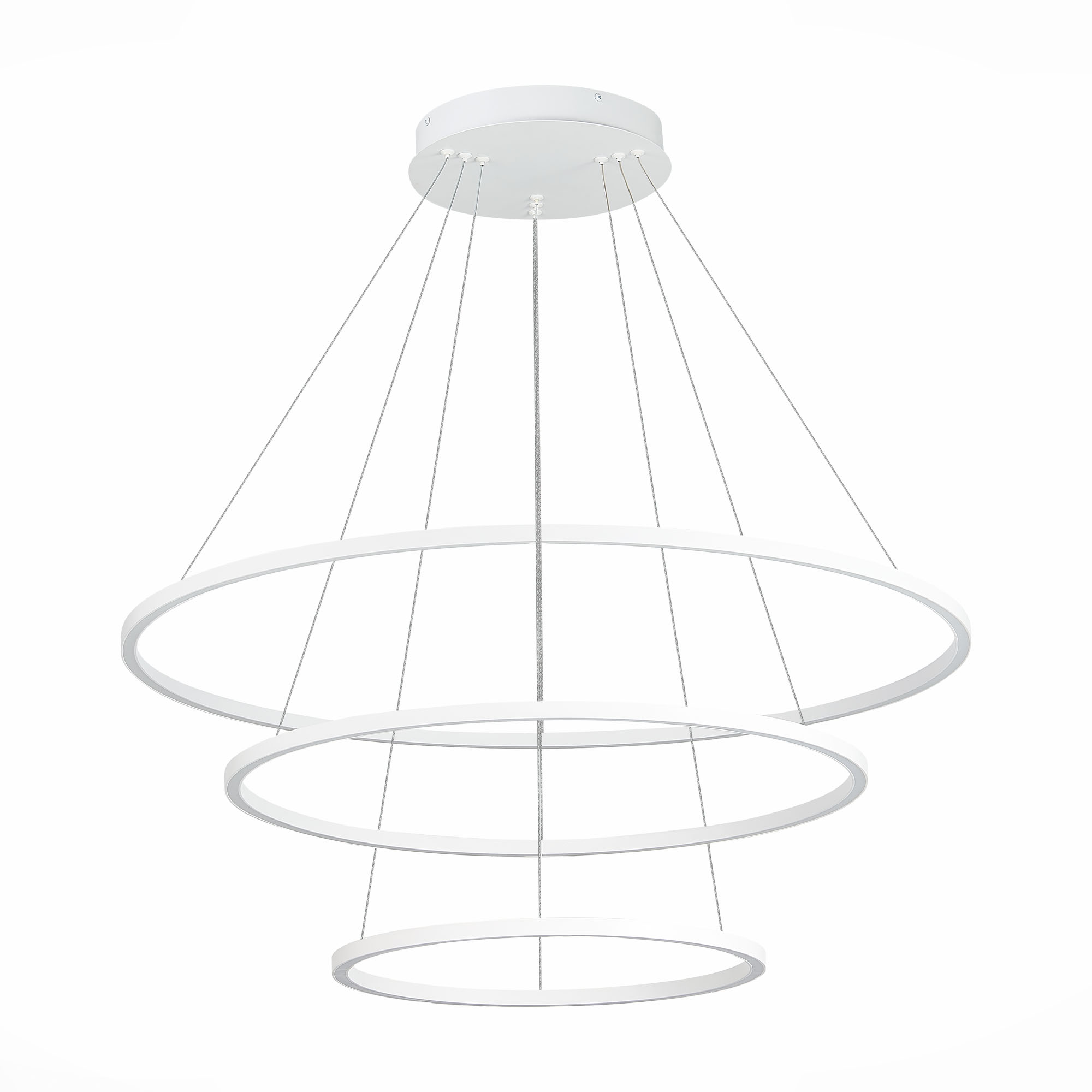 ST605.503.114 Cветильник подвесной SMART ST-Luce Белый/Белый LED 1*114W 2800-6500K AURA