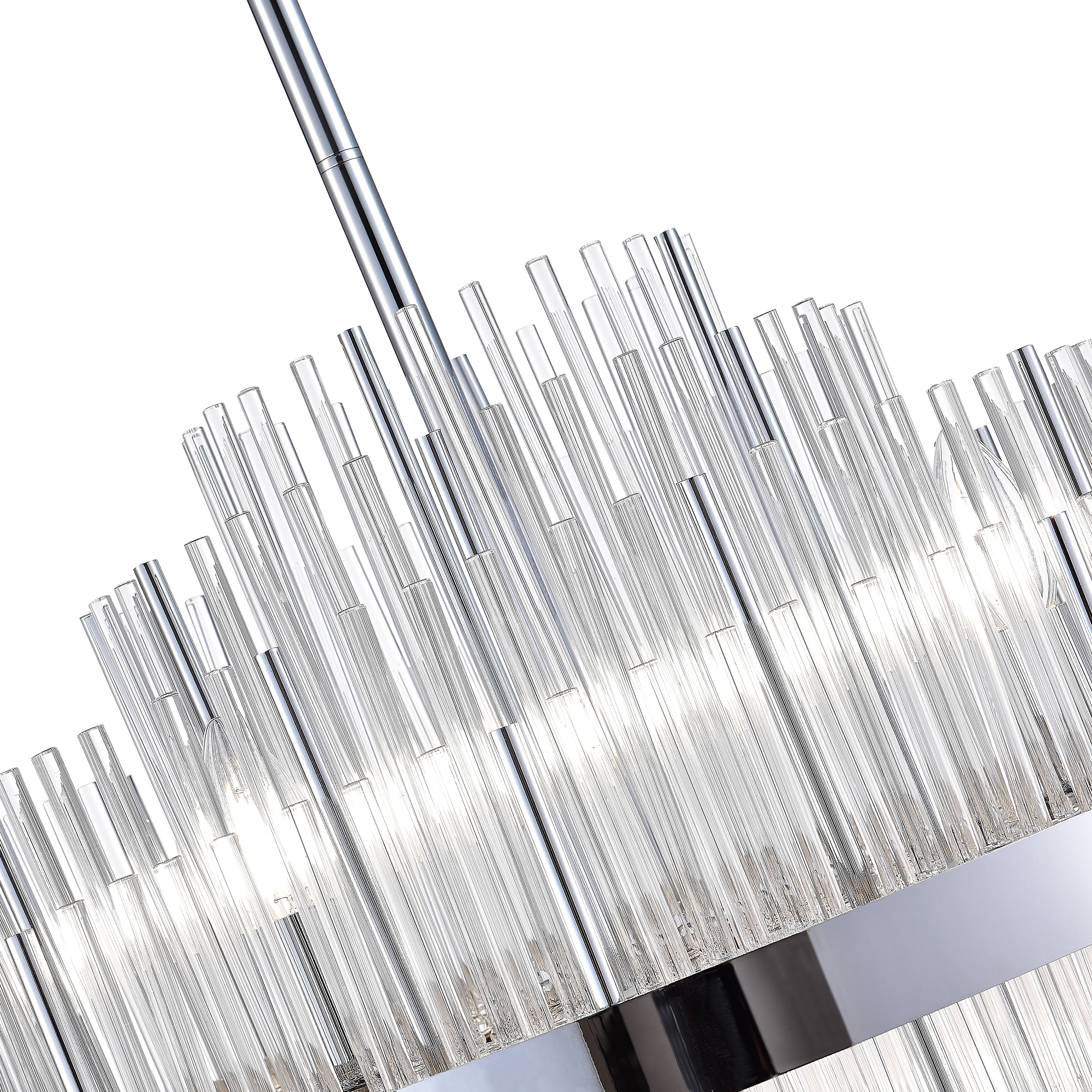 SL1634.103.09 Люстра потолочная ST-Luce Хром/Прозрачный E14 9*60W RENS